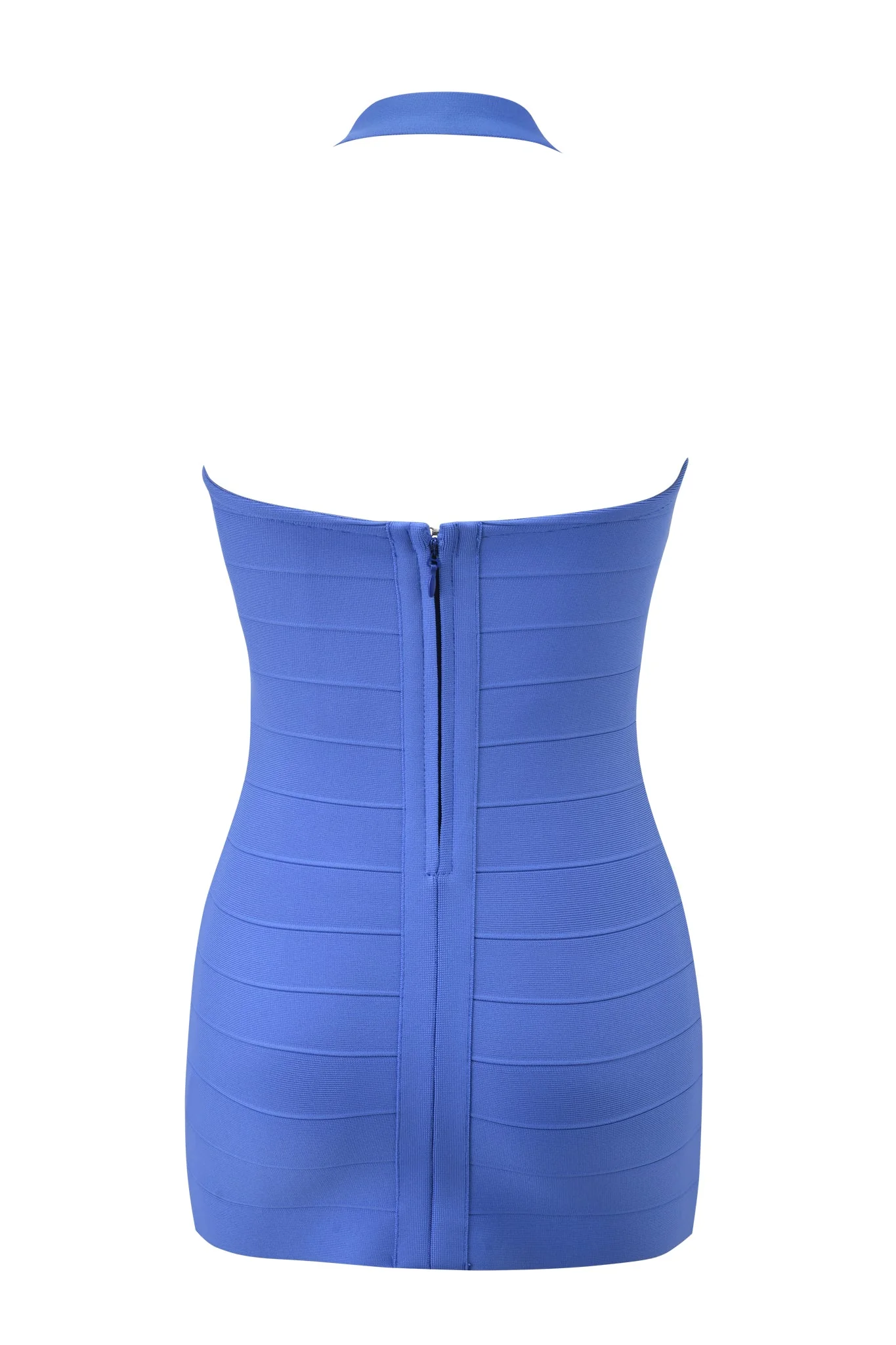 AIDEN BANDAGE MINI DRESS - BLUE - Image 8