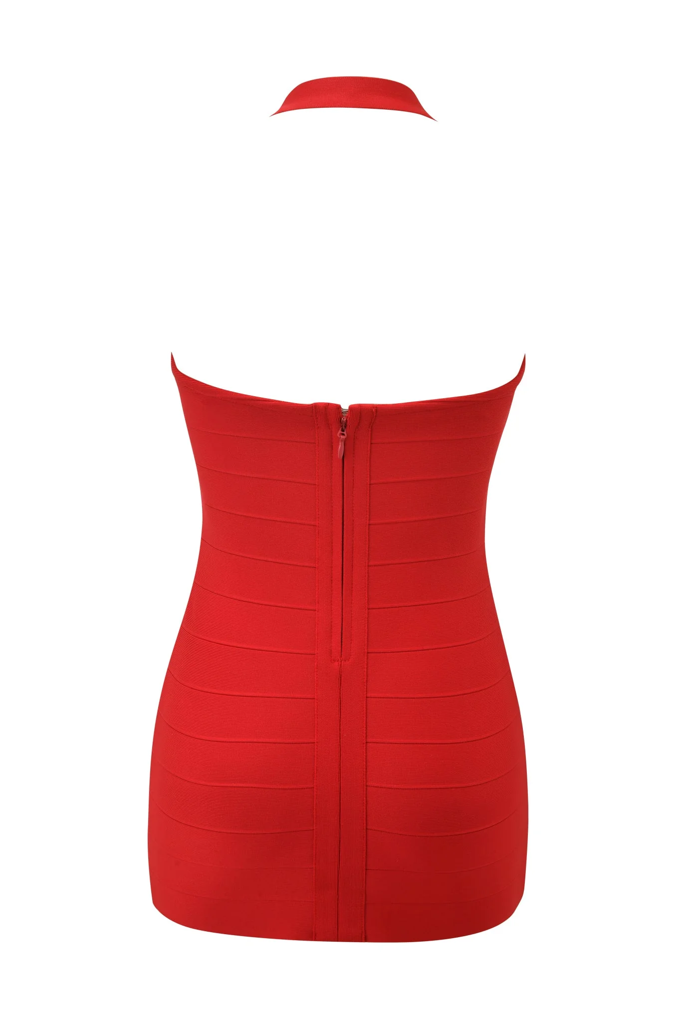 AIDEN BANDAGE MINI DRESS - RED - Image 8