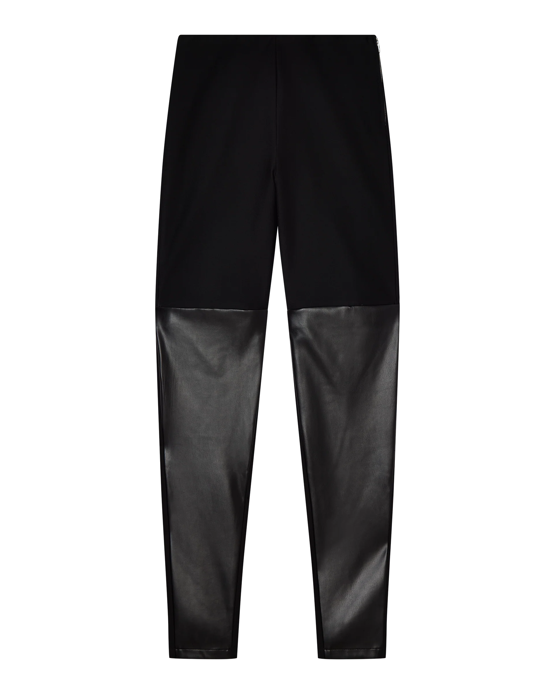 AIMEE HIGH WAISTED SLIM FIT PANT - BLACK - Image 4