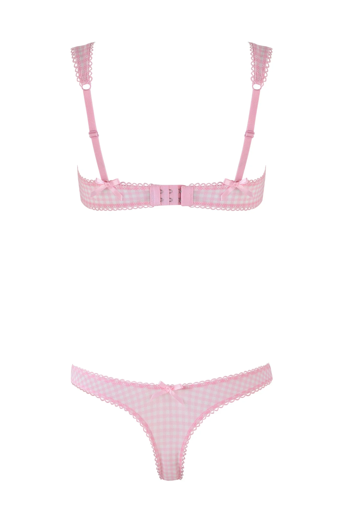 AMANDA SET - PINK : PINK GINGHAM - Image 9