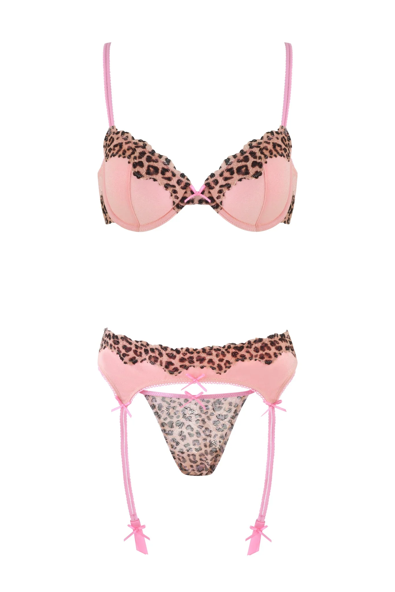 AMARI 3 PIECE SET - PINK : LEOPARD - Image 7