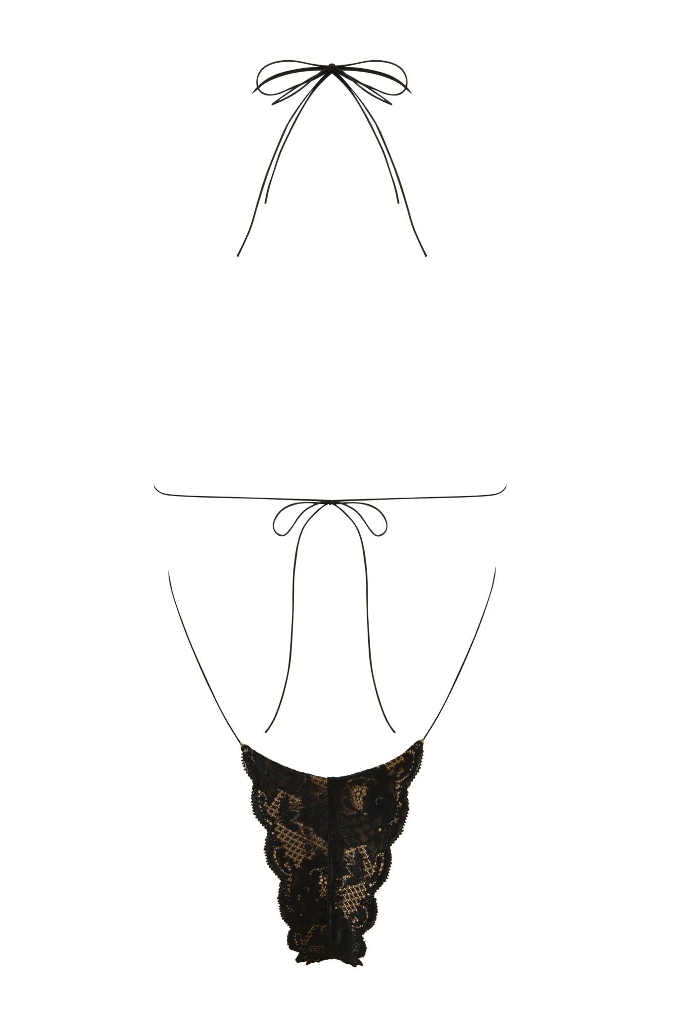 AMBER LACE BODYSUIT - BLACK - Image 7