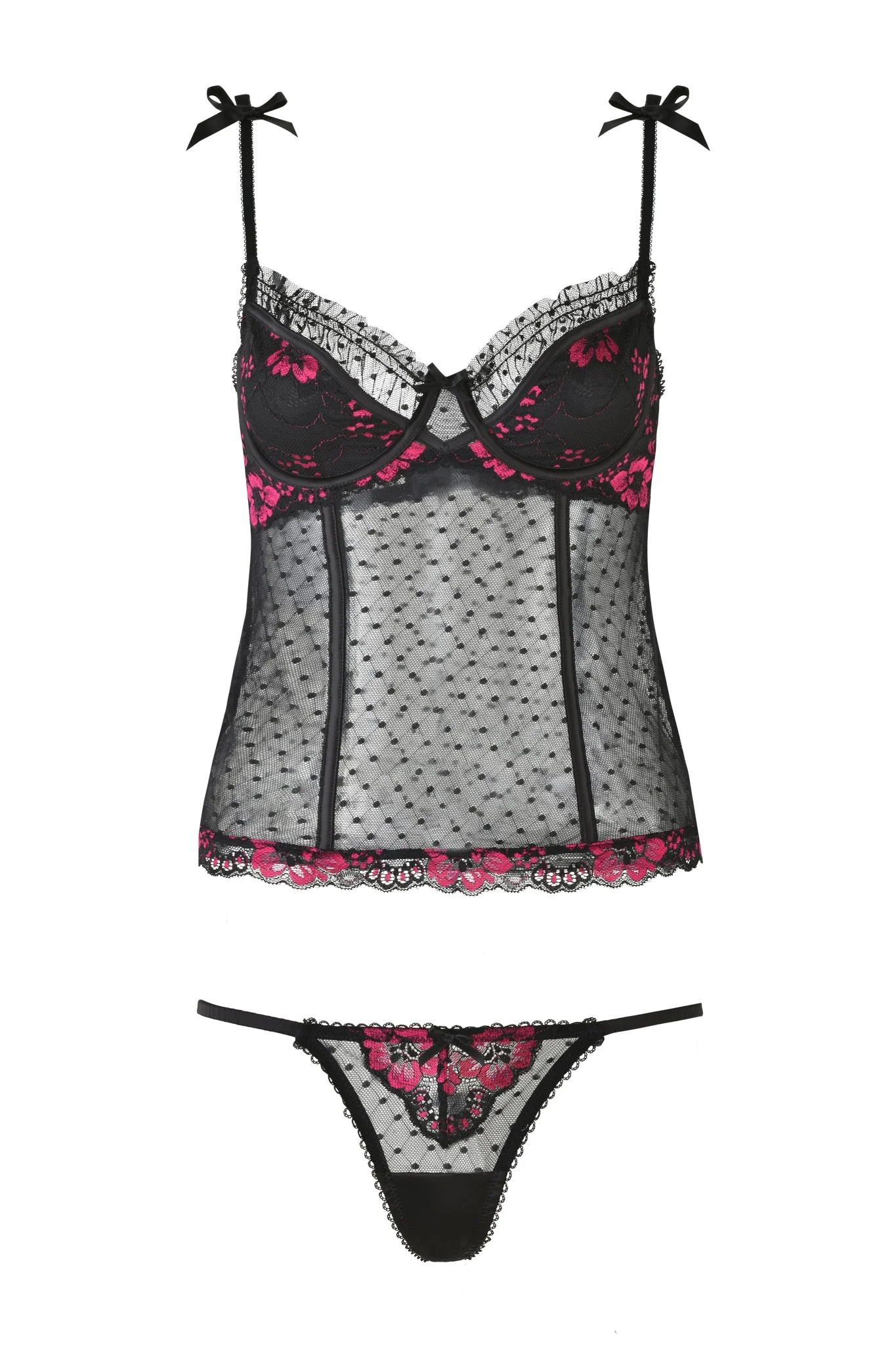 AMBROSE BUSTIER SET - BLACK - Image 6