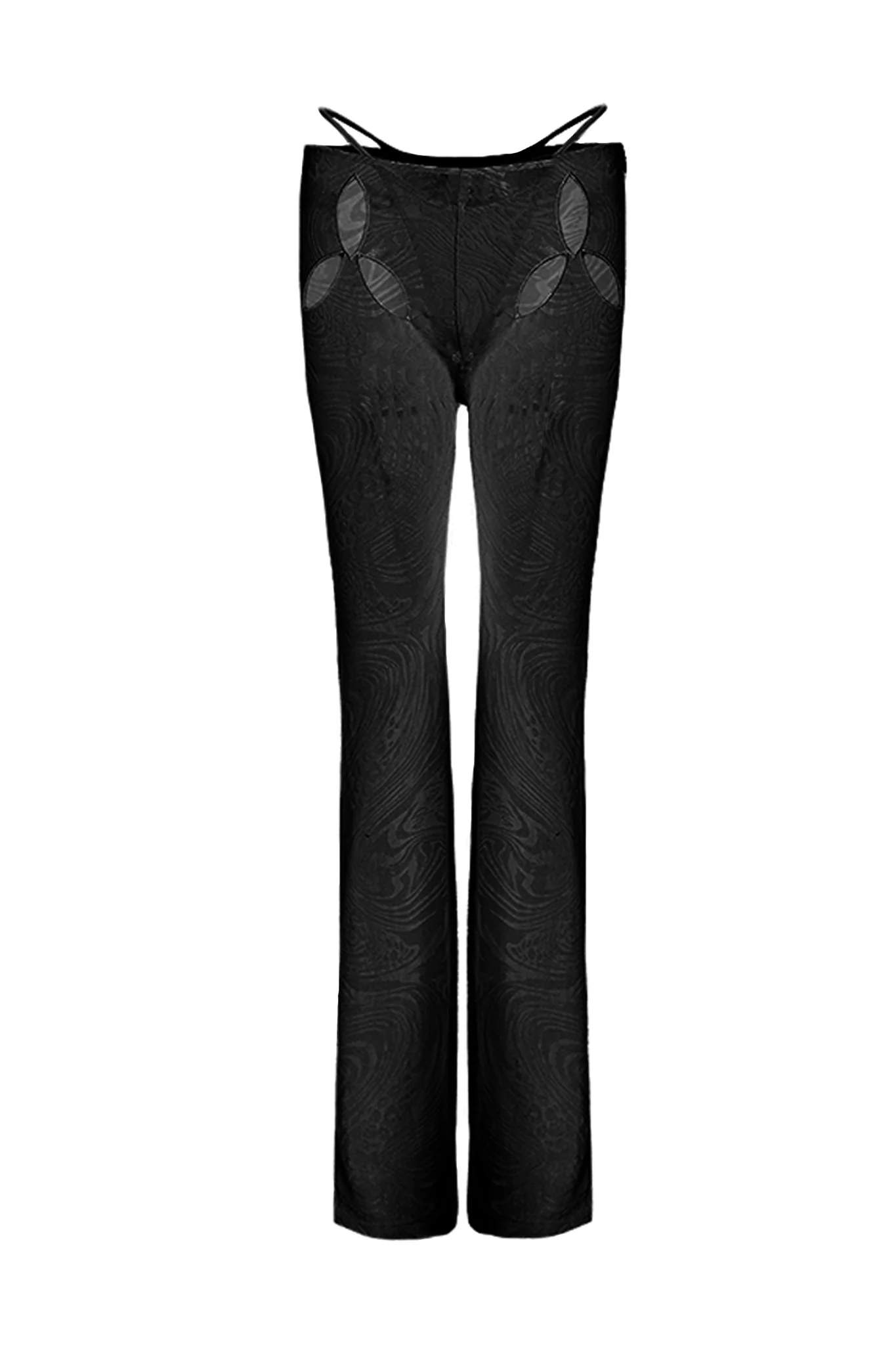 AMINA PANT - BLACK BURNOUT - Image 10