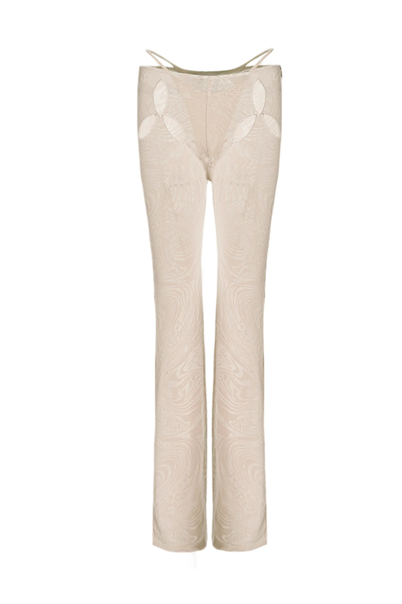 AMINA PANT - TAN BURNOUT - Image 6