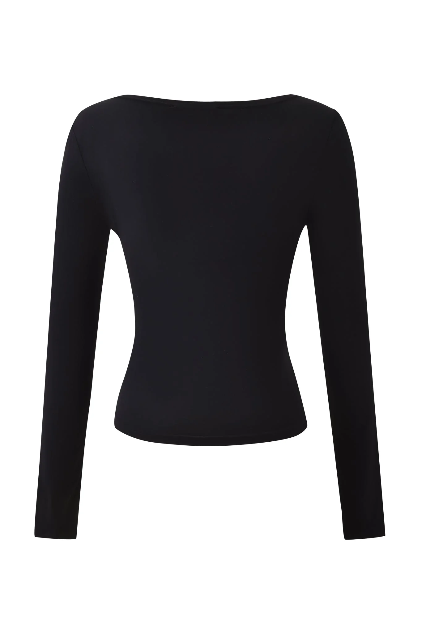 ASHA LONG SLEEVE TOP - BLACK - Image 6