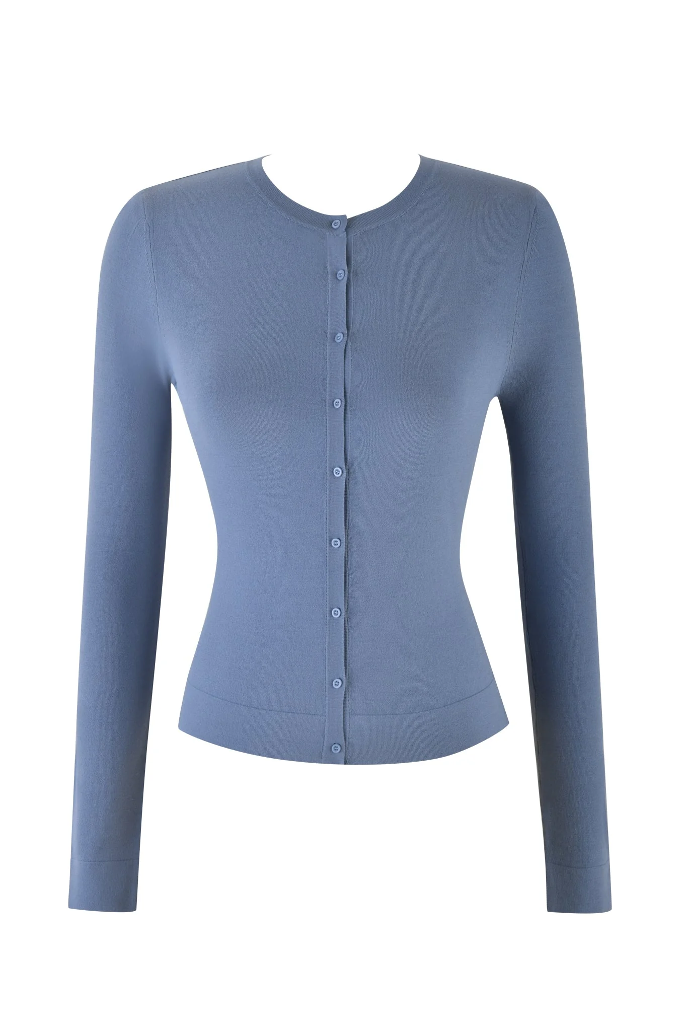 AUDRINA CARDIGAN 2.0 - BLUE : STEEL BLUE - Image 5