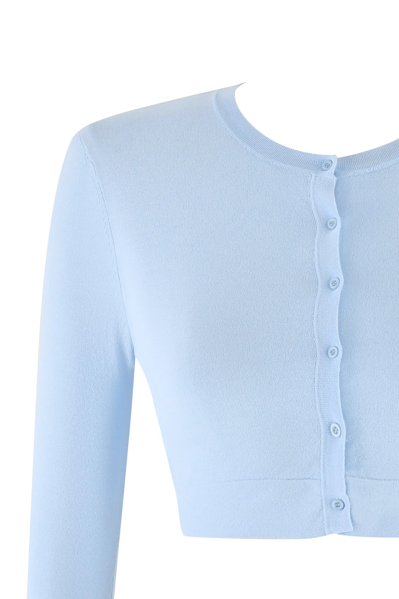 AUDRINA CARDIGAN - BLUE : POWDER BLUE - Image 7