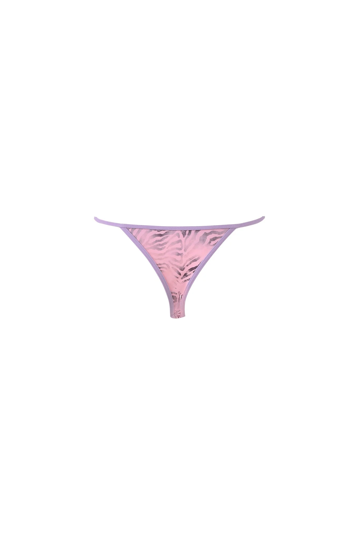AVA BIKINI BOTTOM - PURPLE : ZEBRA - Image 6