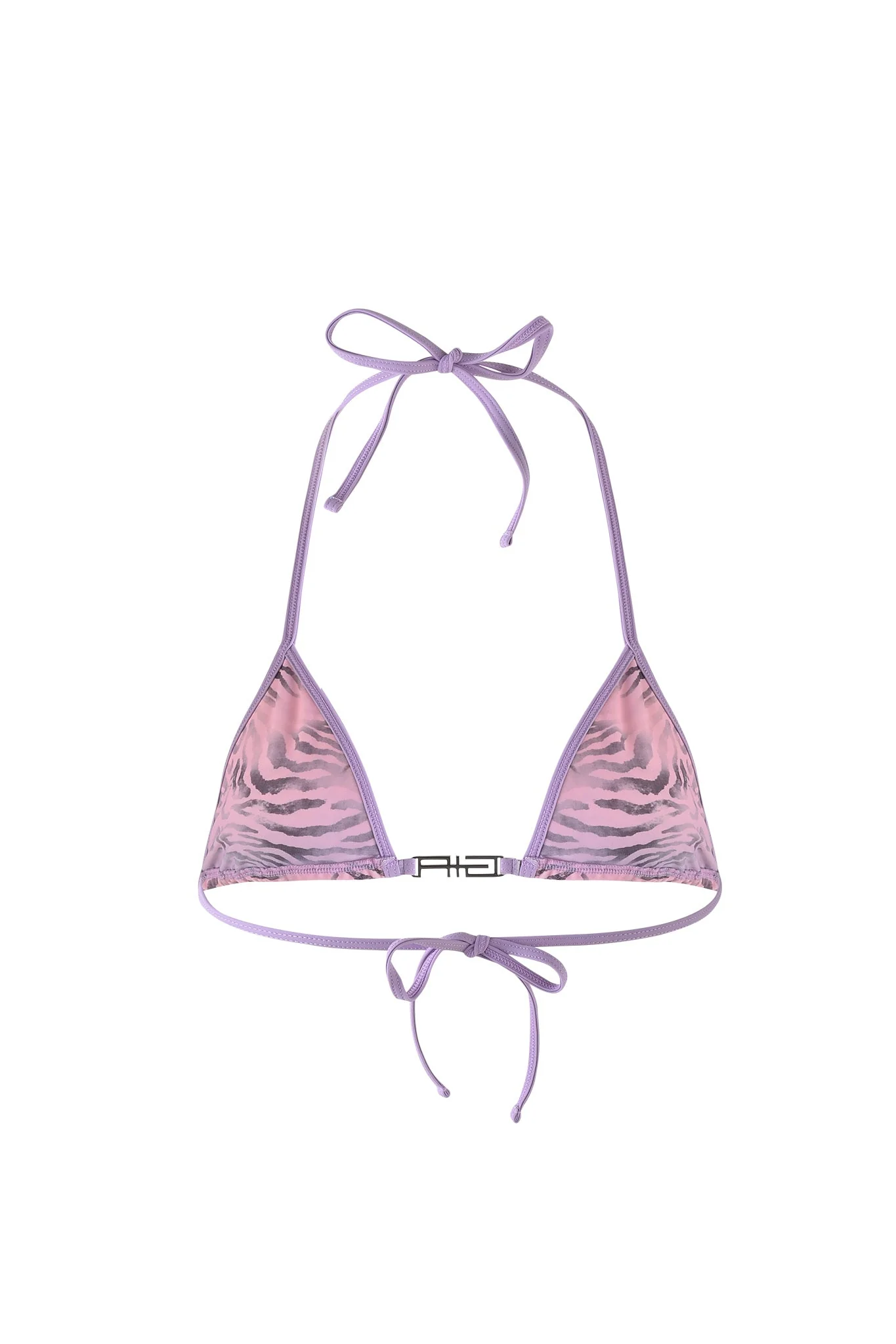AVA BIKINI TOP - PURPLE : ZEBRA - Image 6