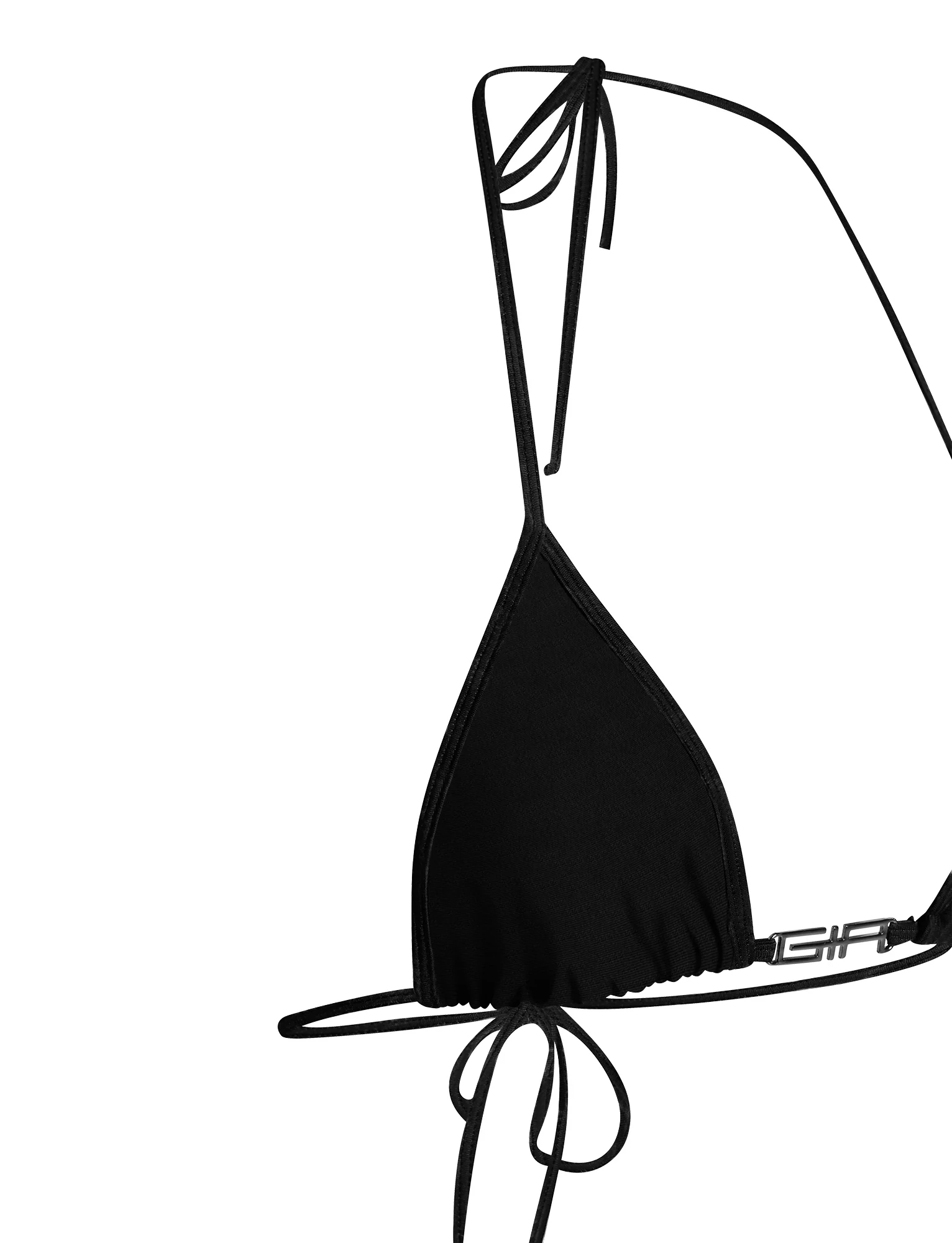 AVA BIKINI TOP - SOLID BLACK - Image 9