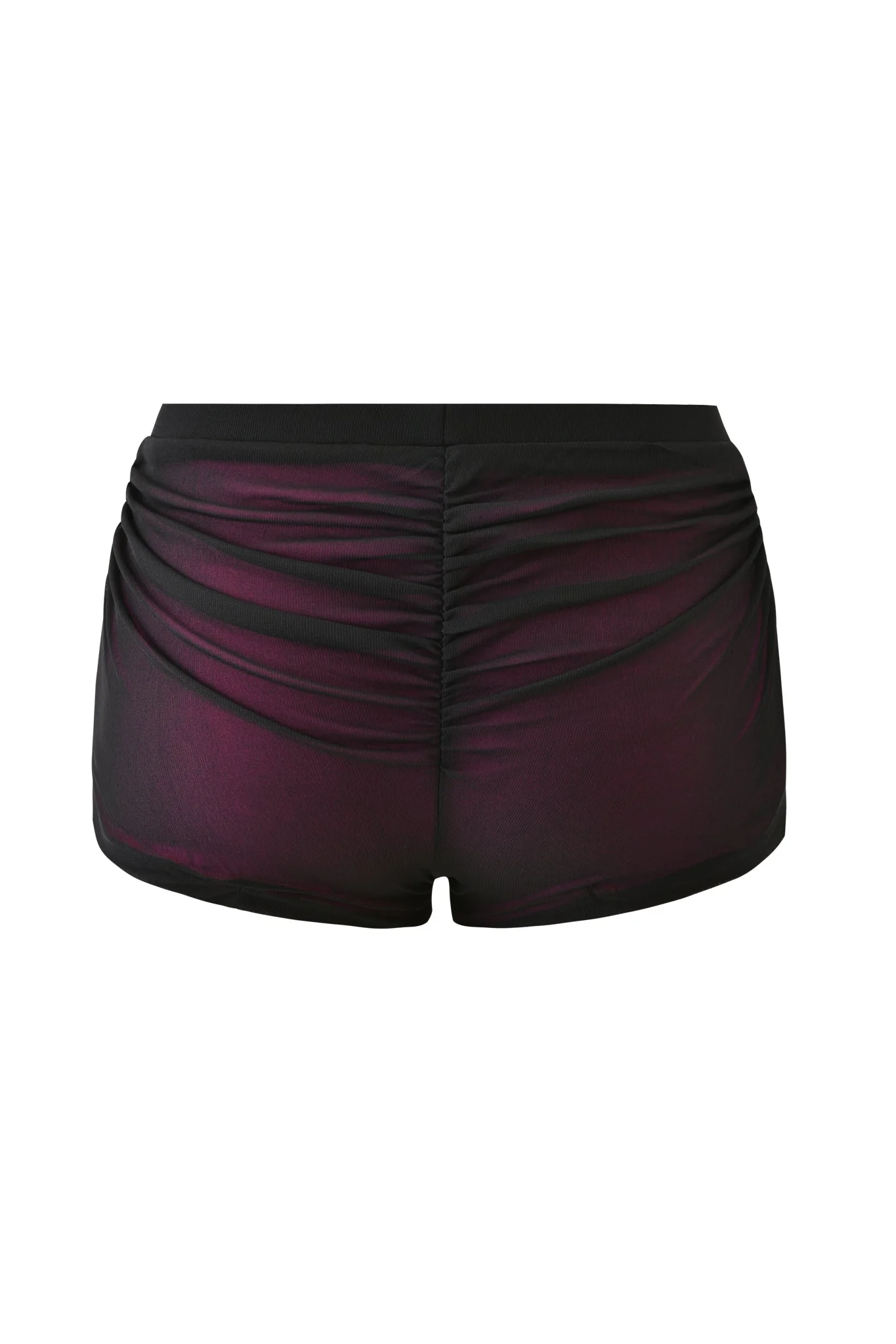 AVARIX HOSIERY LAYERED SHORT - PLUM - Image 8