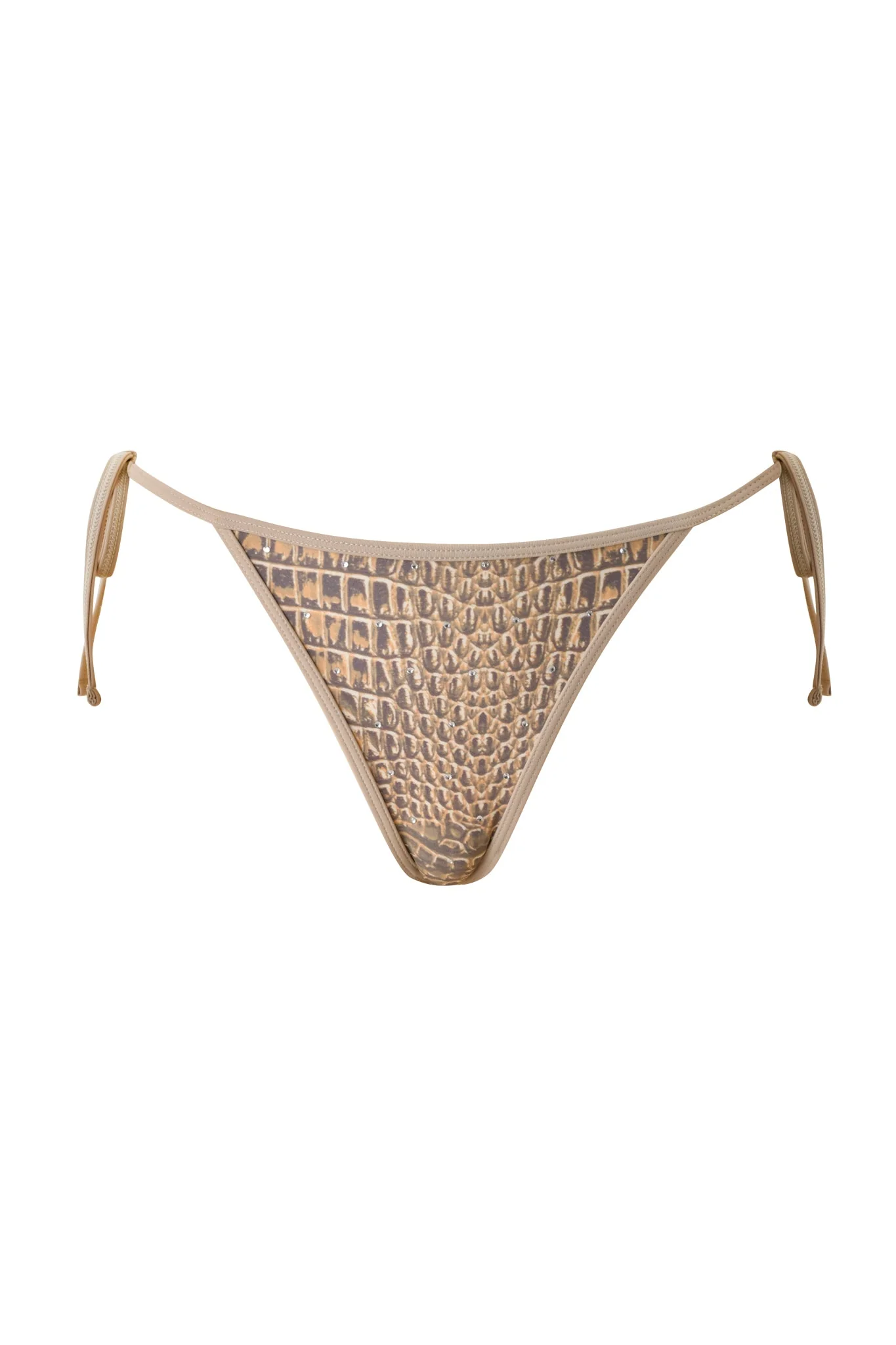 BABI DIAMONTE STUD BIKINI BOTTOM - REPTILIA - Image 6