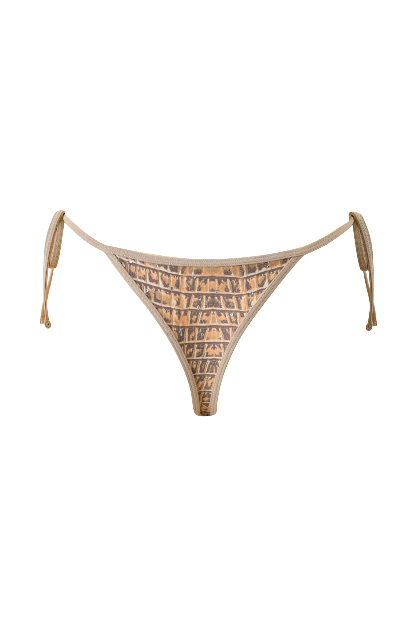 BABI DIAMONTE STUD BIKINI BOTTOM - REPTILIA - Image 7