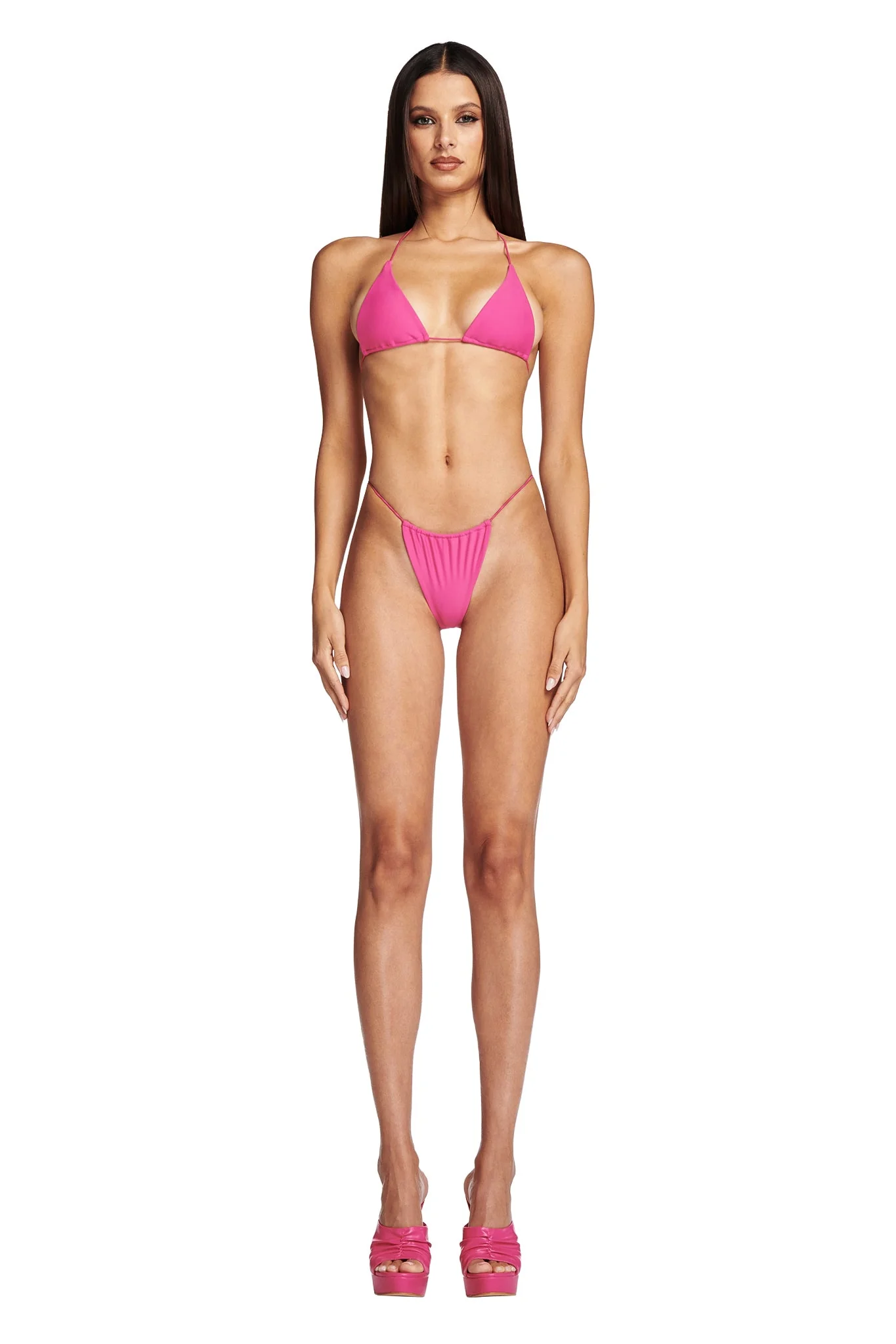 BAMBI BIKINI TOP - HOT PINK - Image 13
