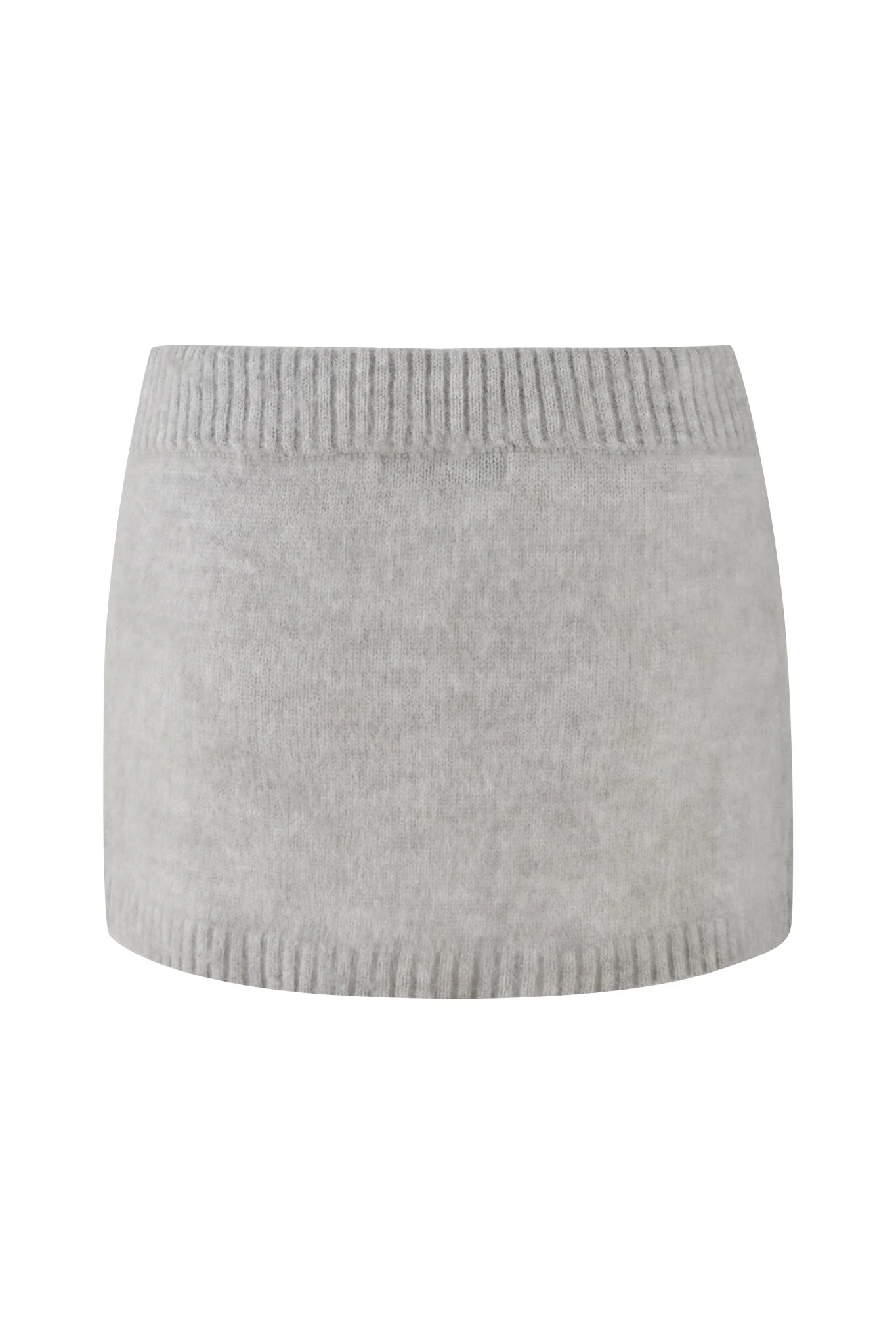 BEATRIZ MINI SKIRT - GREY : MARLE - Image 7