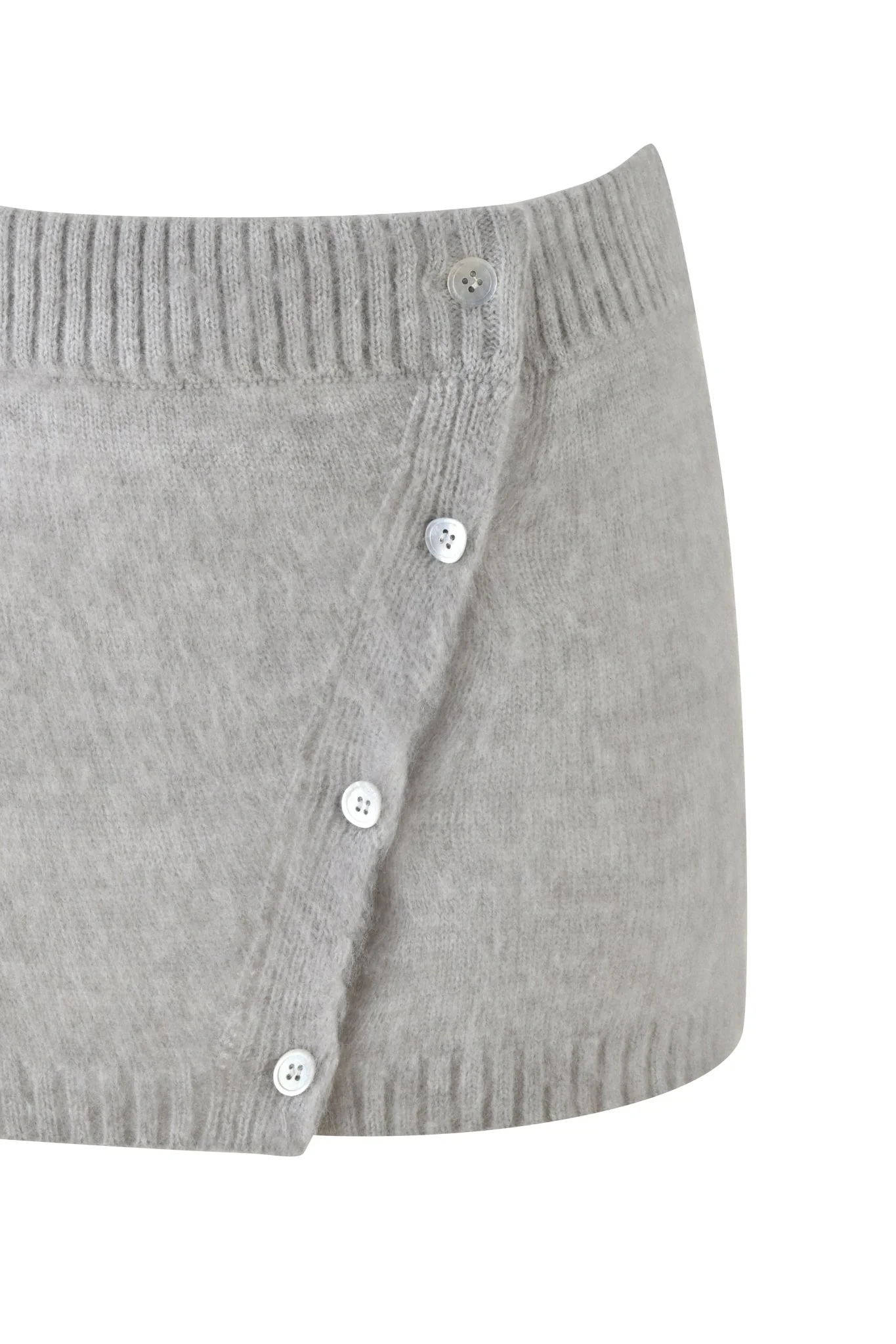 BEATRIZ MINI SKIRT - GREY : MARLE - Image 8