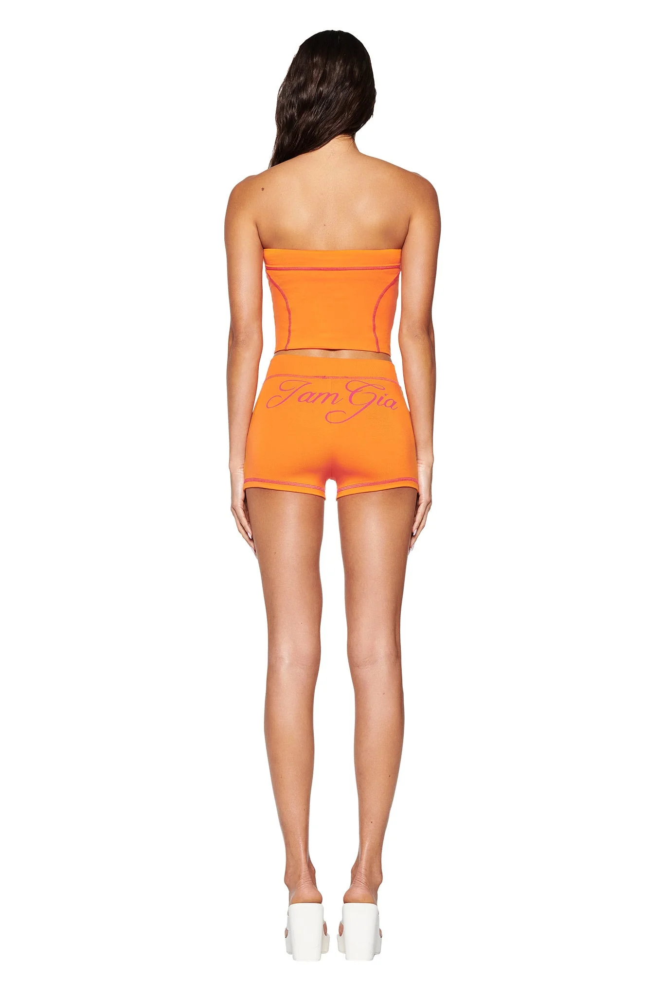 BLARE BOOB TUBE - ORANGE - Image 4