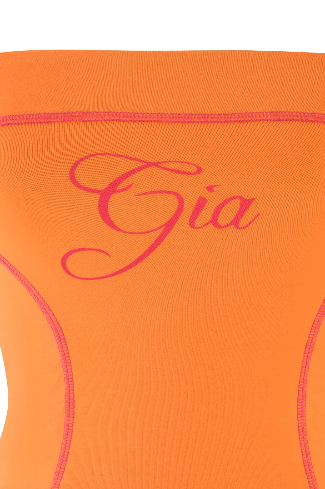 BLARE BOOB TUBE - ORANGE - Image 7
