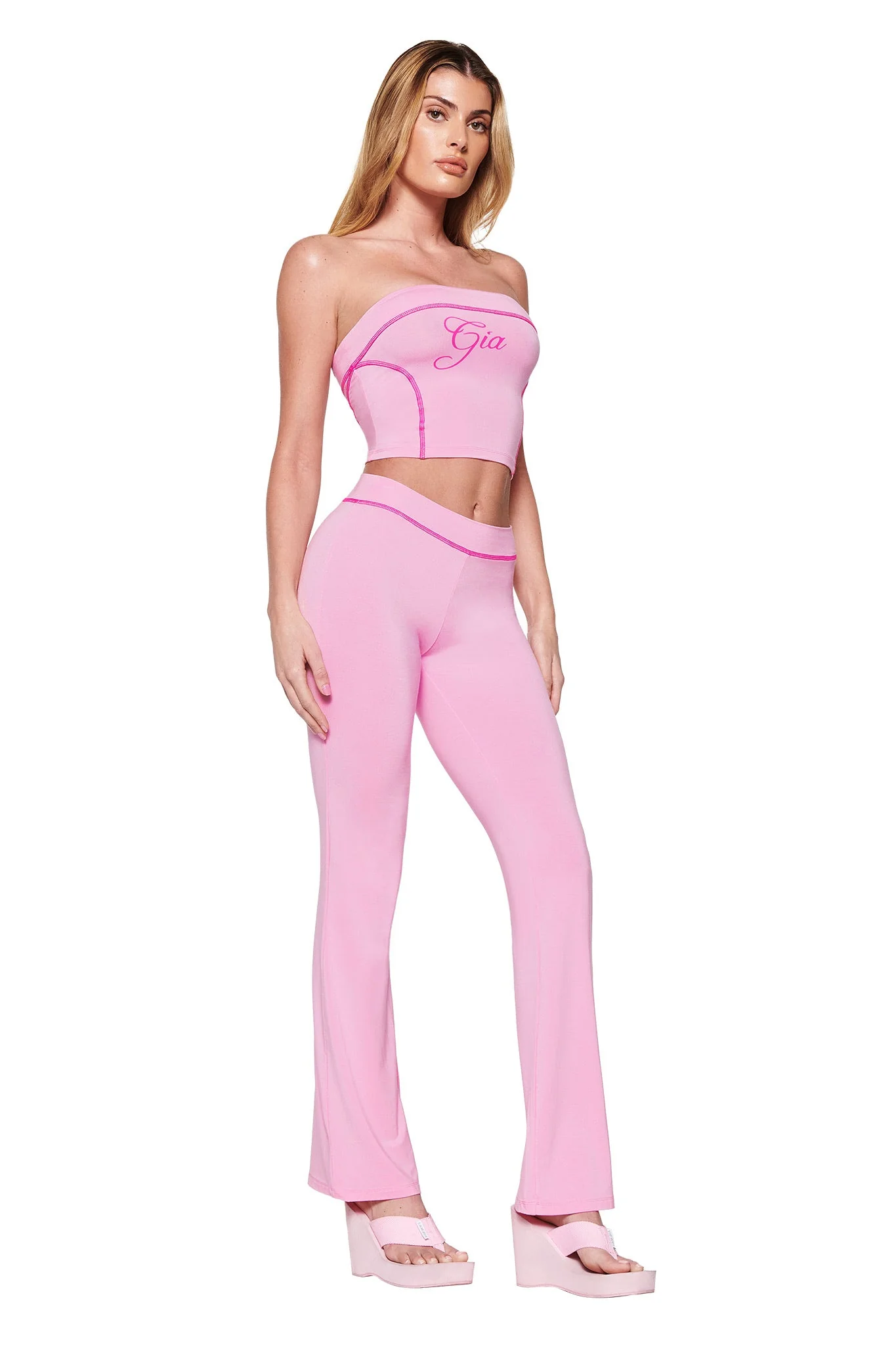 BLARE BOOB TUBE - PINK : BUBBLEGUM - Image 2