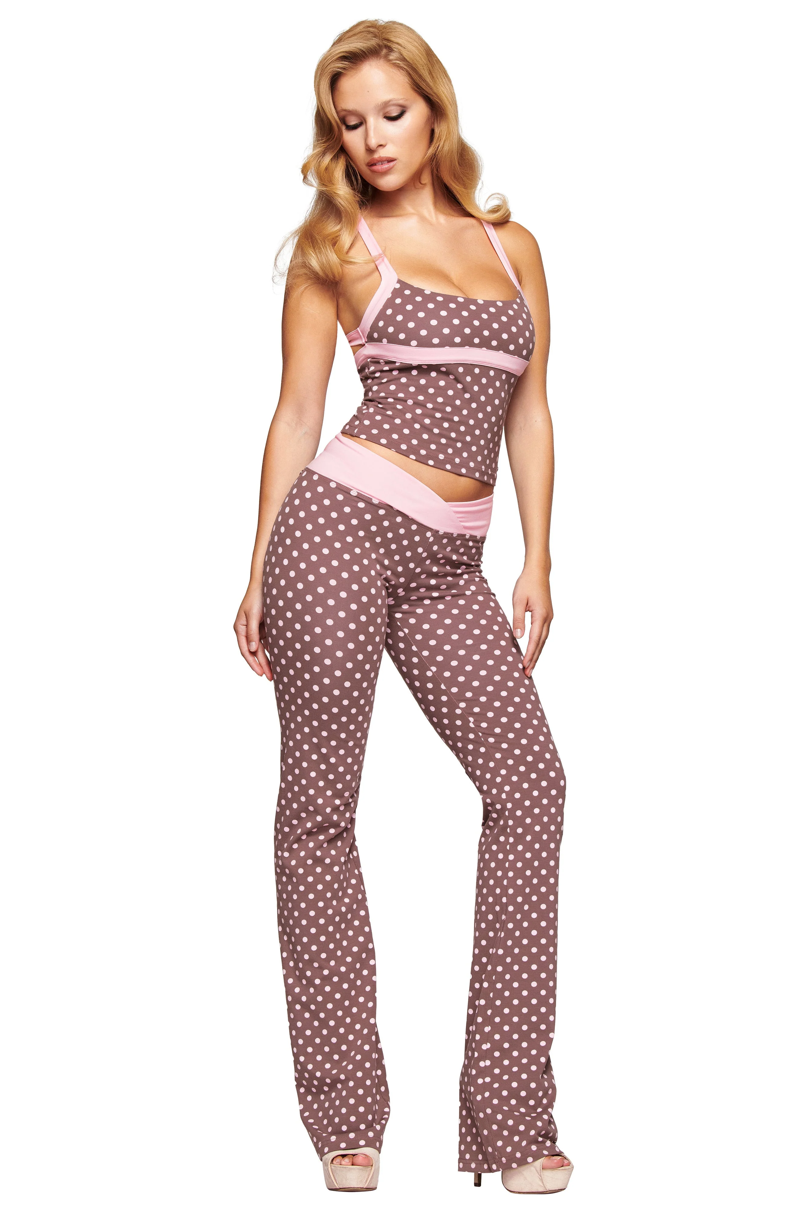 BLARE CROSSOVER PANT - PINK CHOCOLATE - Image 7