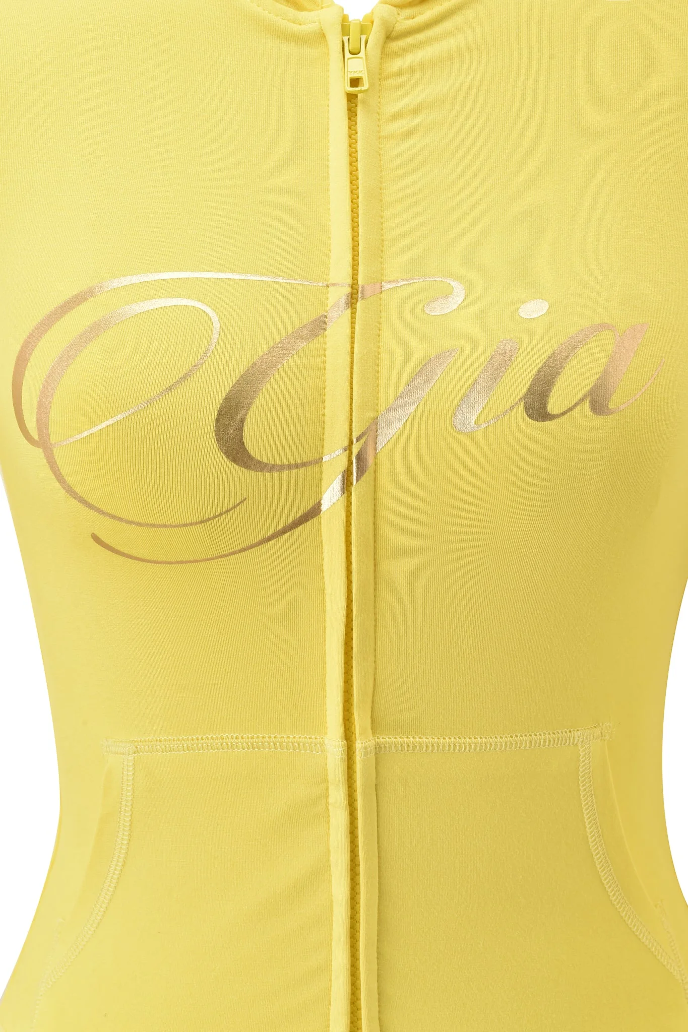 BLARE FORM POCKET HOODIE - YELLOW GOLD FOIL - Image 7