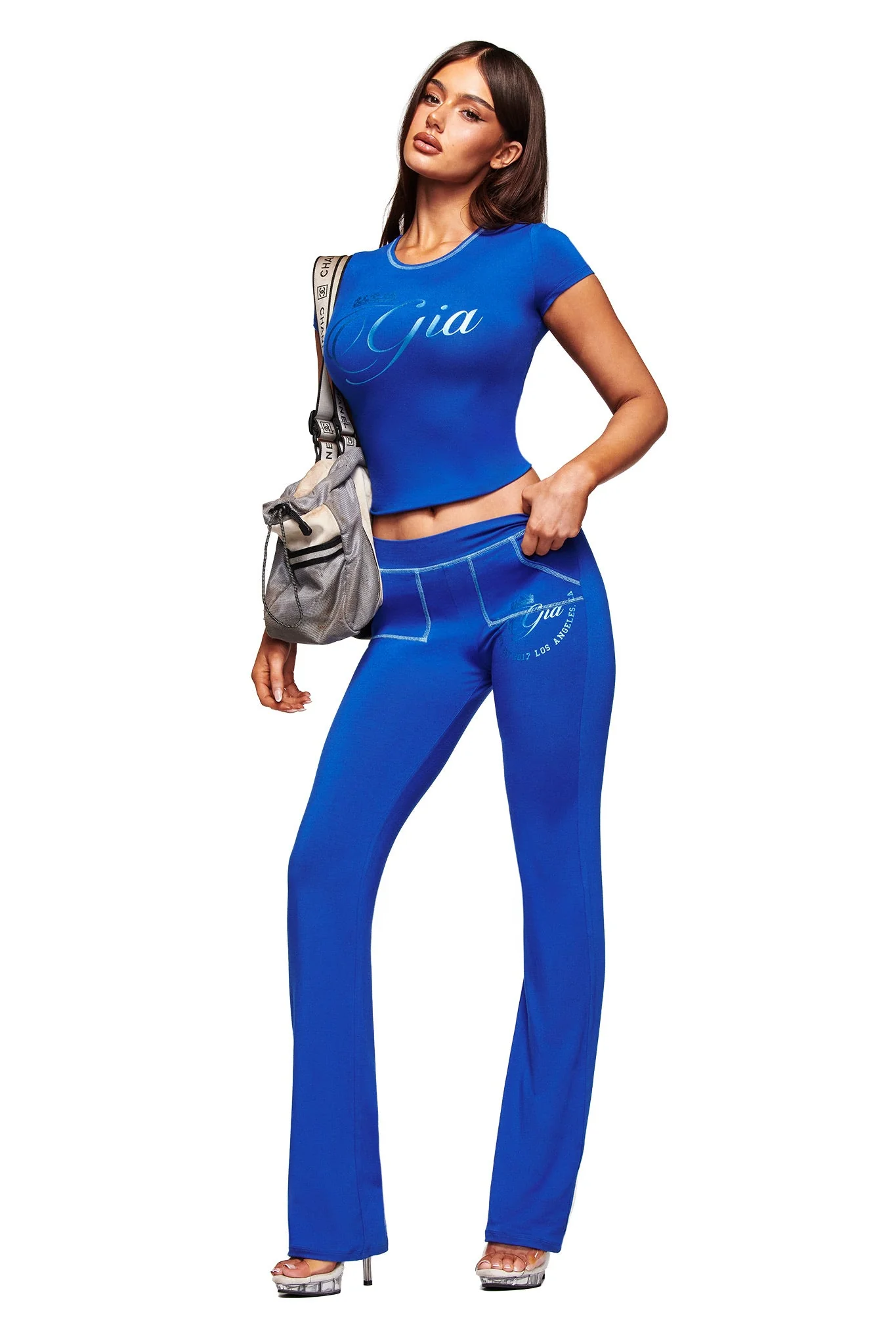 BLARE FORM TEE - COBALT FOIL - Image 4