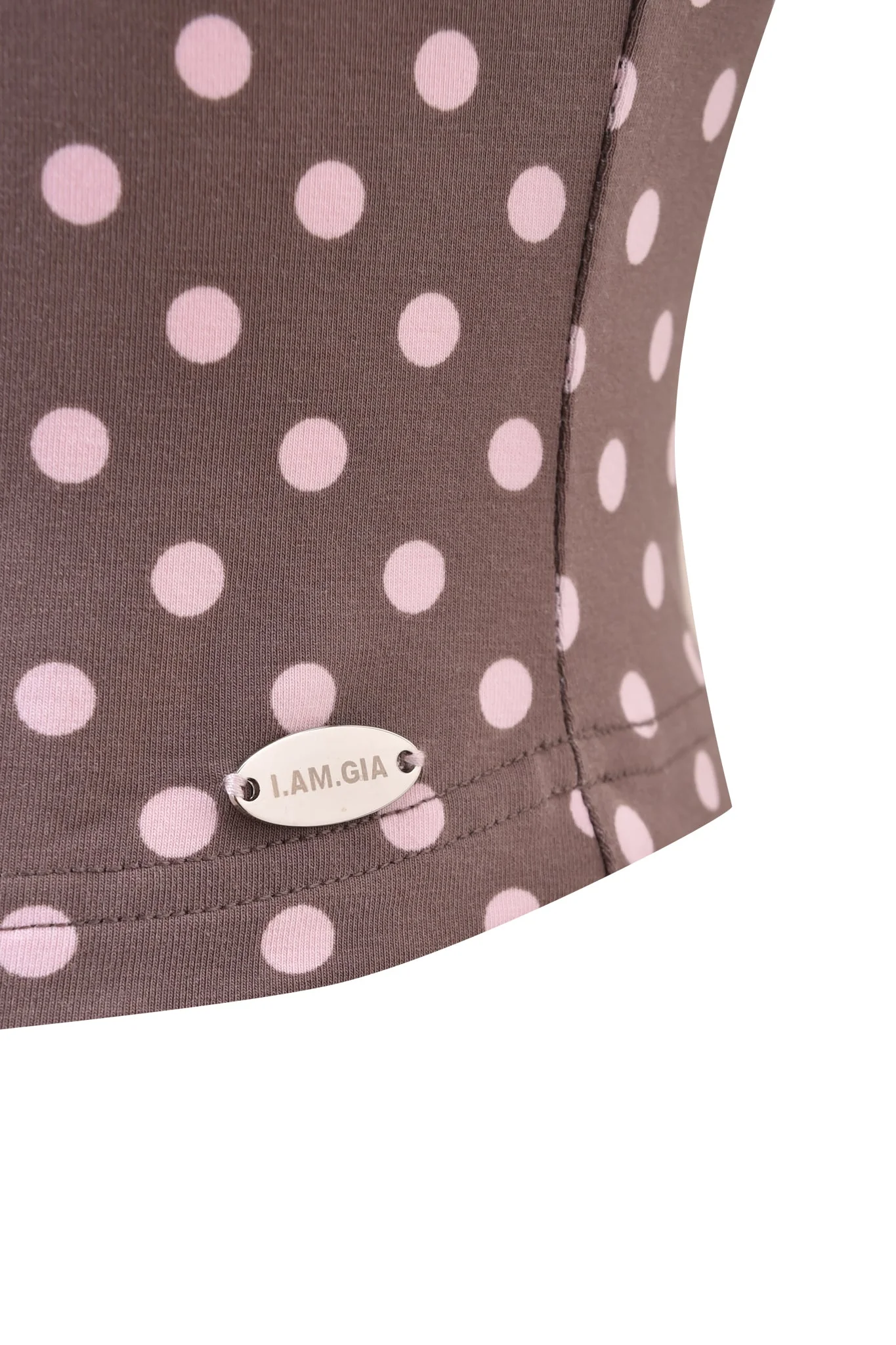 BLARE HALTER STRAP TOP - PINK CHOCOLATE - Image 9