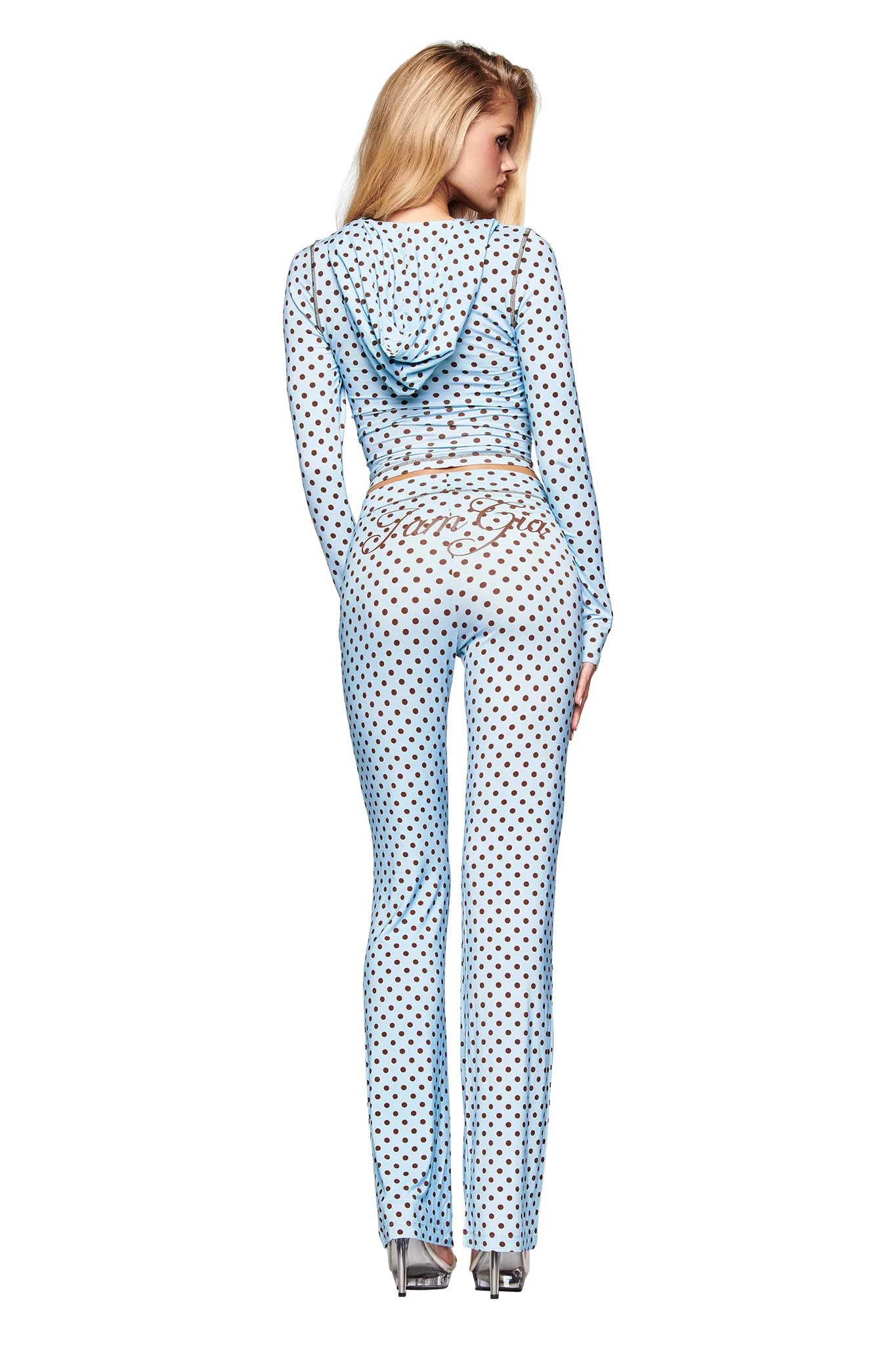 BLARE HOODIE - BLUE POLKA DOT - Image 5