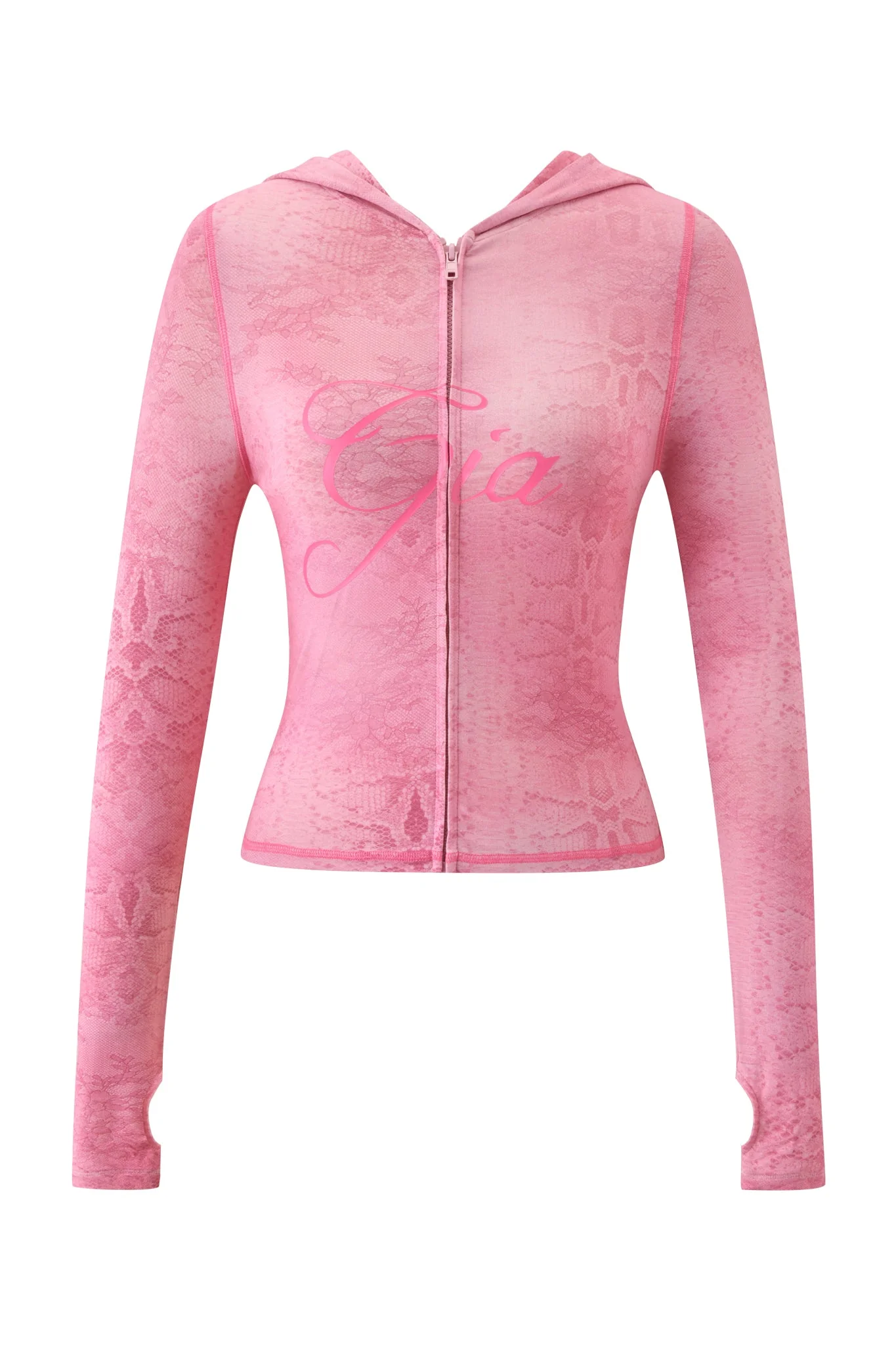 BLARE HOODIE - LIGHT PINK SERPENTINE - Image 6