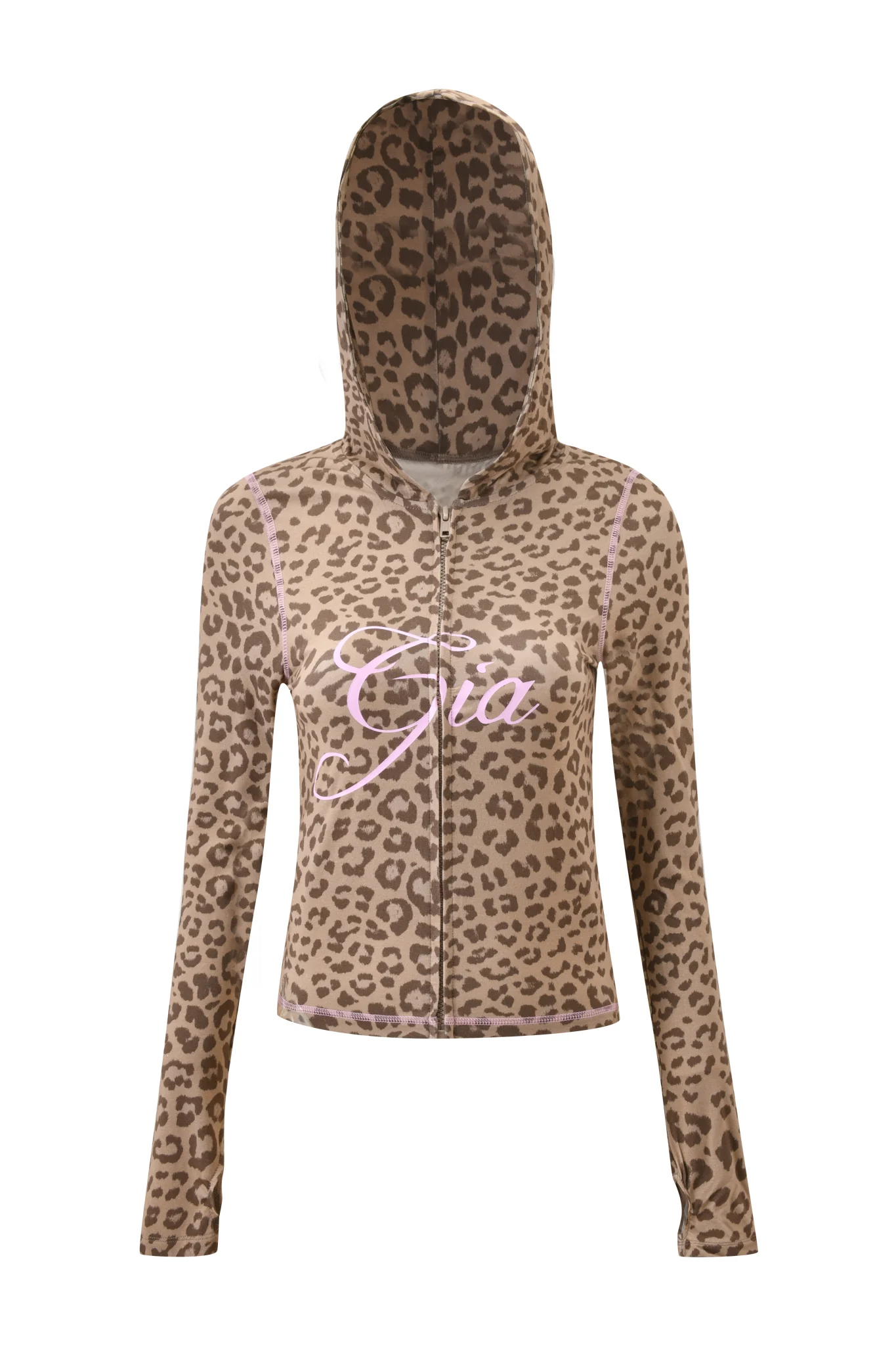 BLARE HOODIE - MOCHA LEOPARD - Image 7