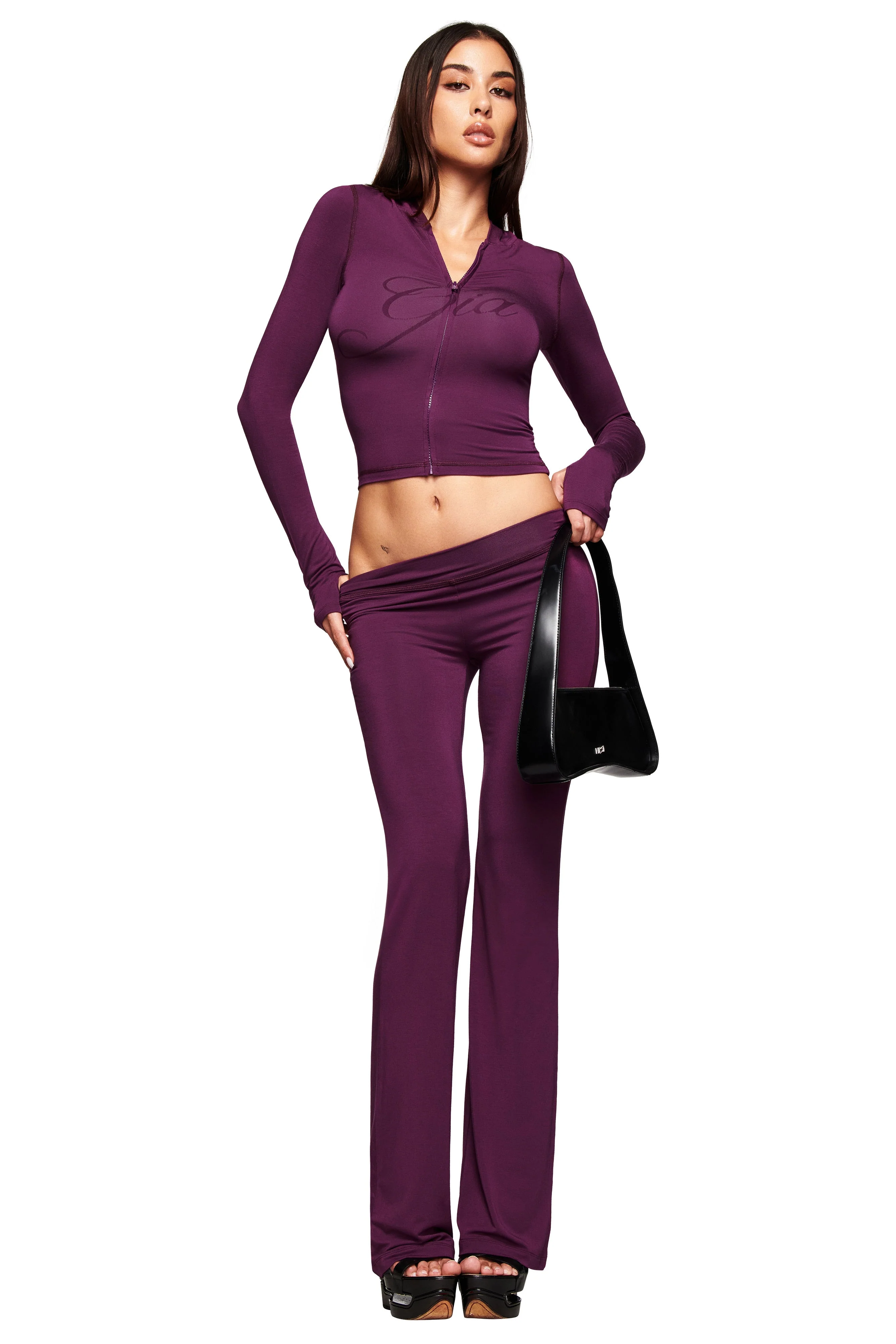 BLARE HOODIE - PLUM - Image 2