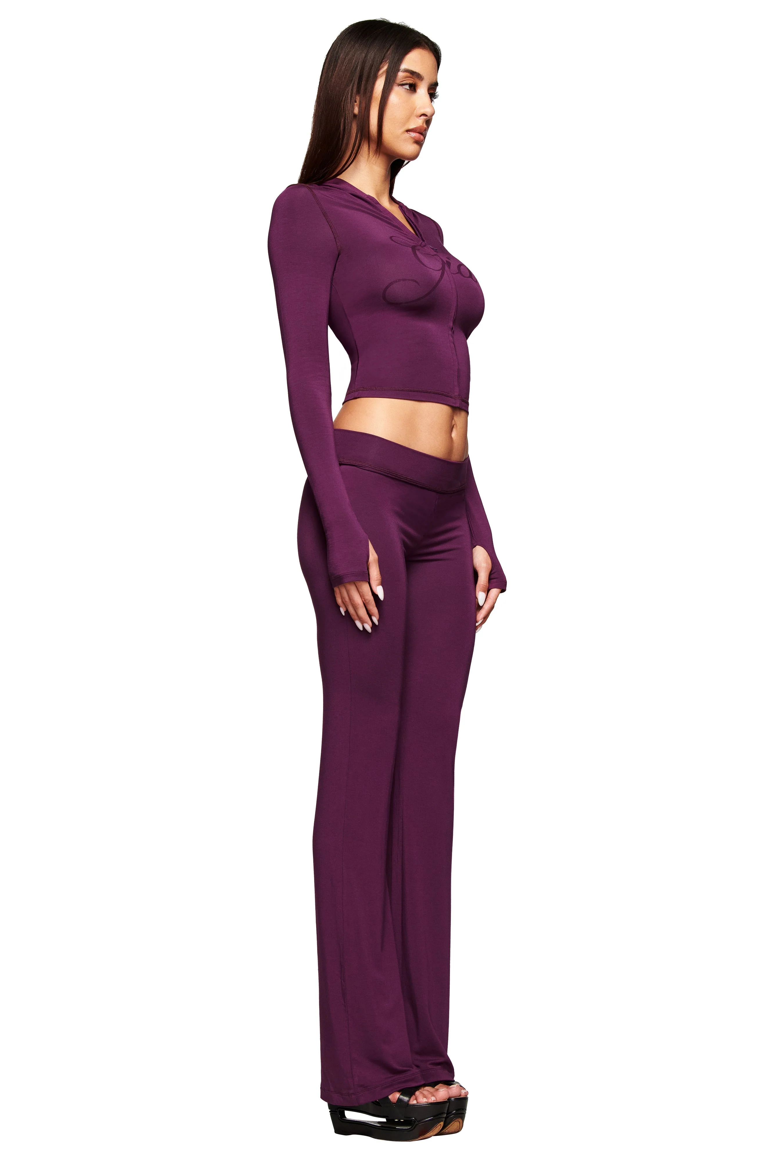 BLARE HOODIE - PLUM - Image 3