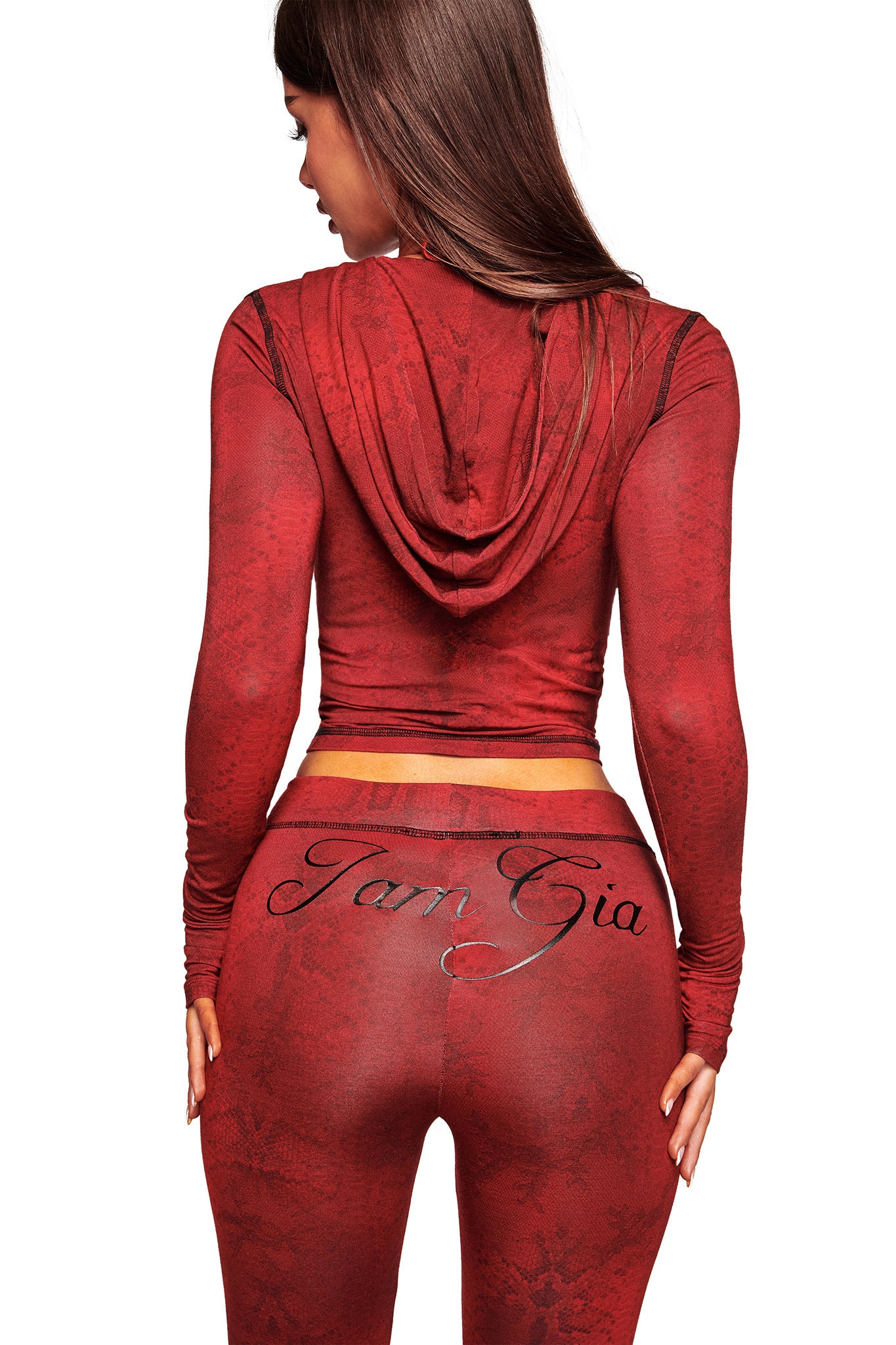 BLARE HOODIE - RED SERPENTINE - Image 6