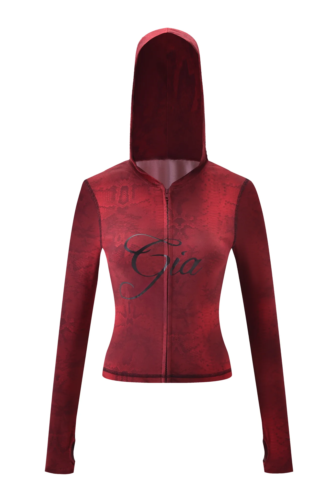 BLARE HOODIE - RED SERPENTINE - Image 8