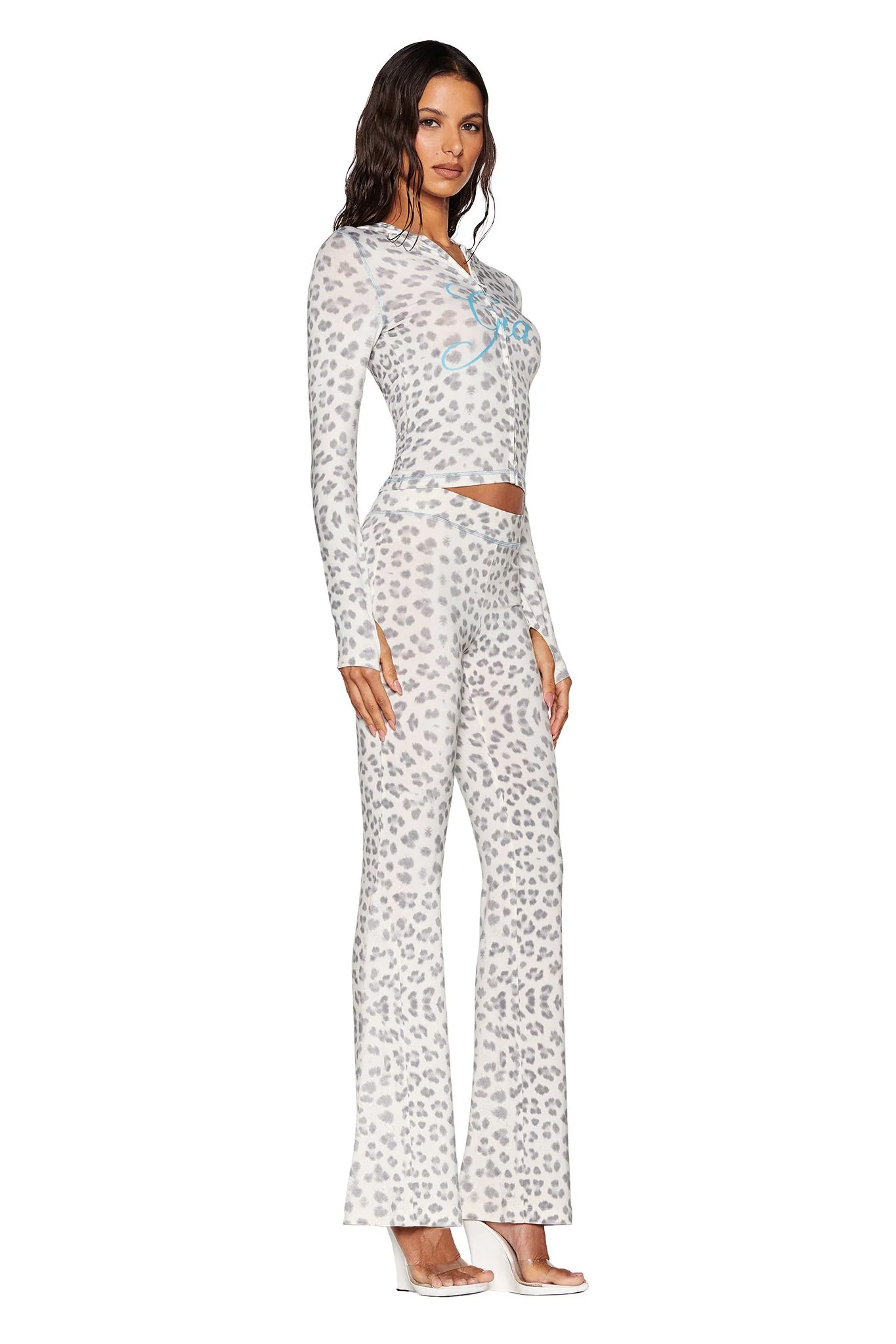 BLARE HOODIE - SNOW LEOPARD : WINTER WILD CARD - Image 4
