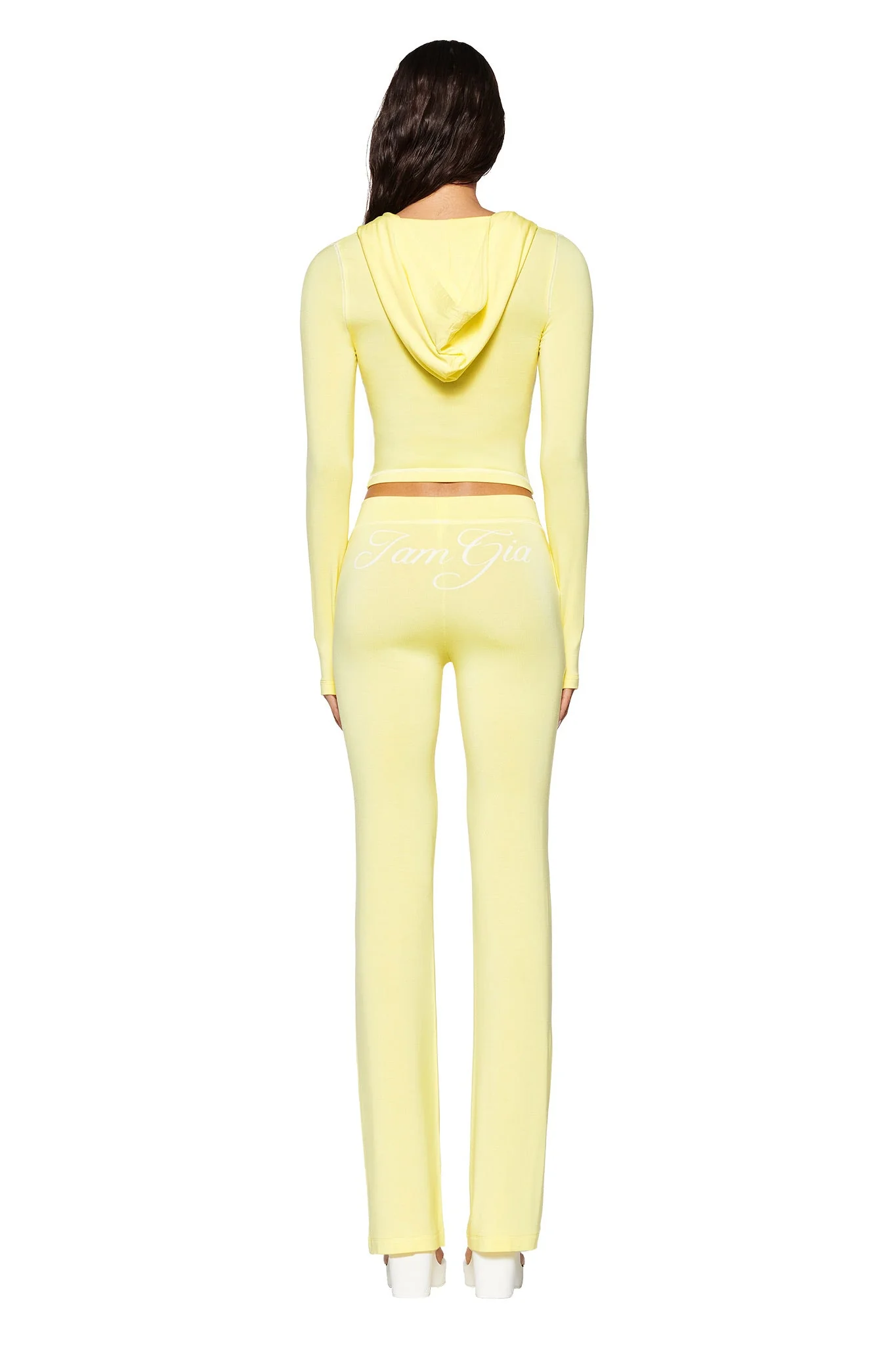 BLARE HOODIE - YELLOW : PALE YELLOW - Image 4