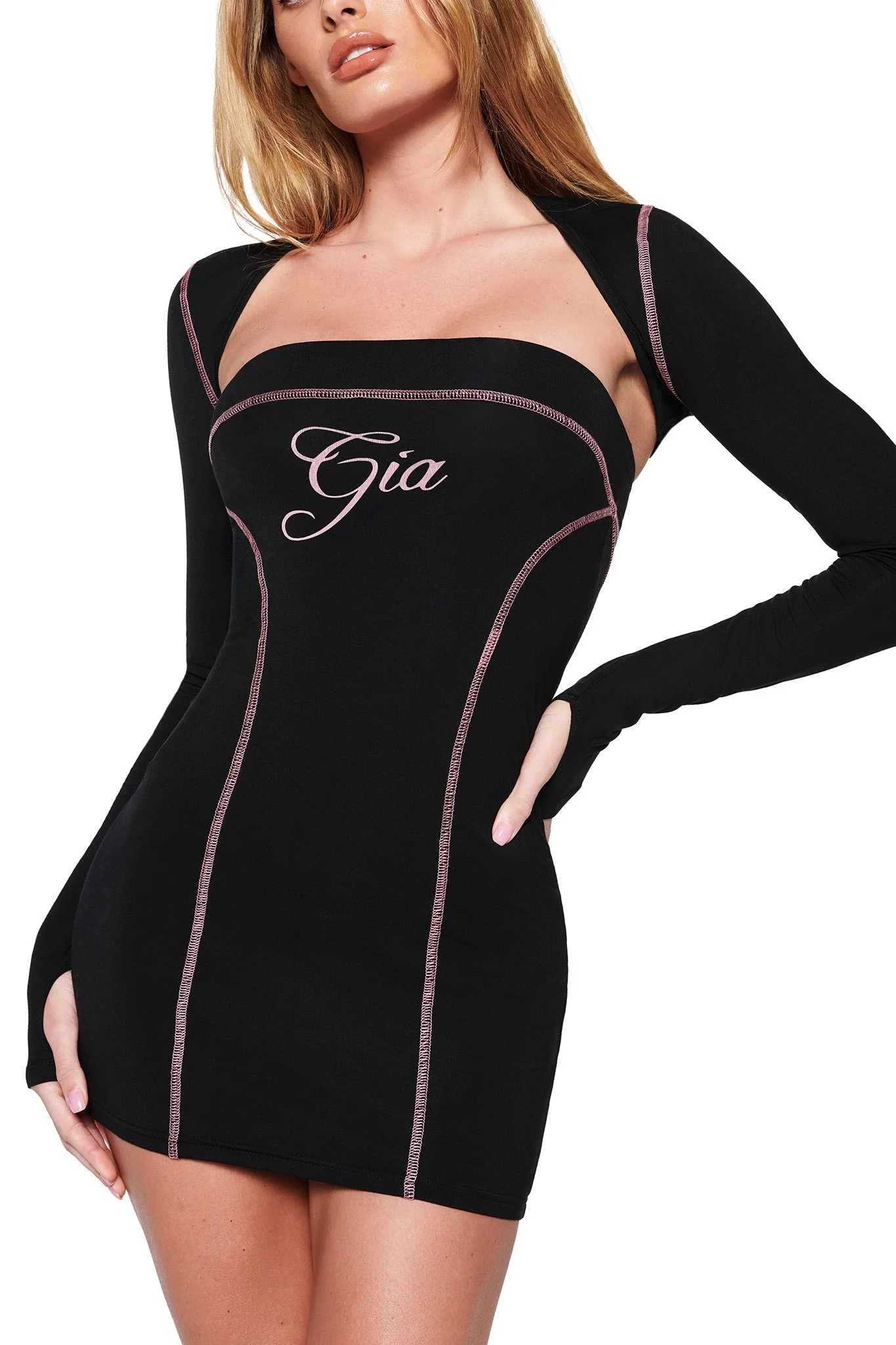 BLARE SHRUG - BLACK - Image 4