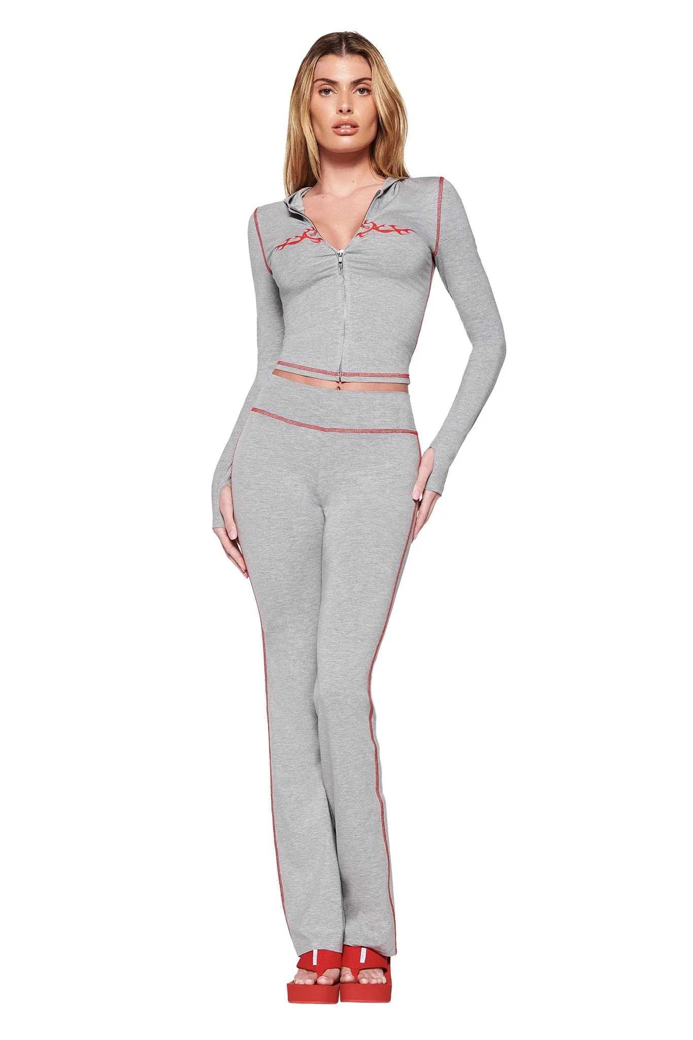 BLARE TRACKPANT 2.0 - GREY : DOVE GREY - Image 3