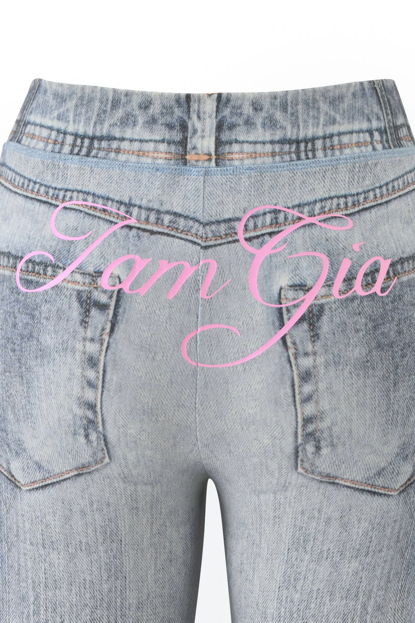 BLARE TRACKPANT - DENIM TROMPE L'OEIL - Image 8