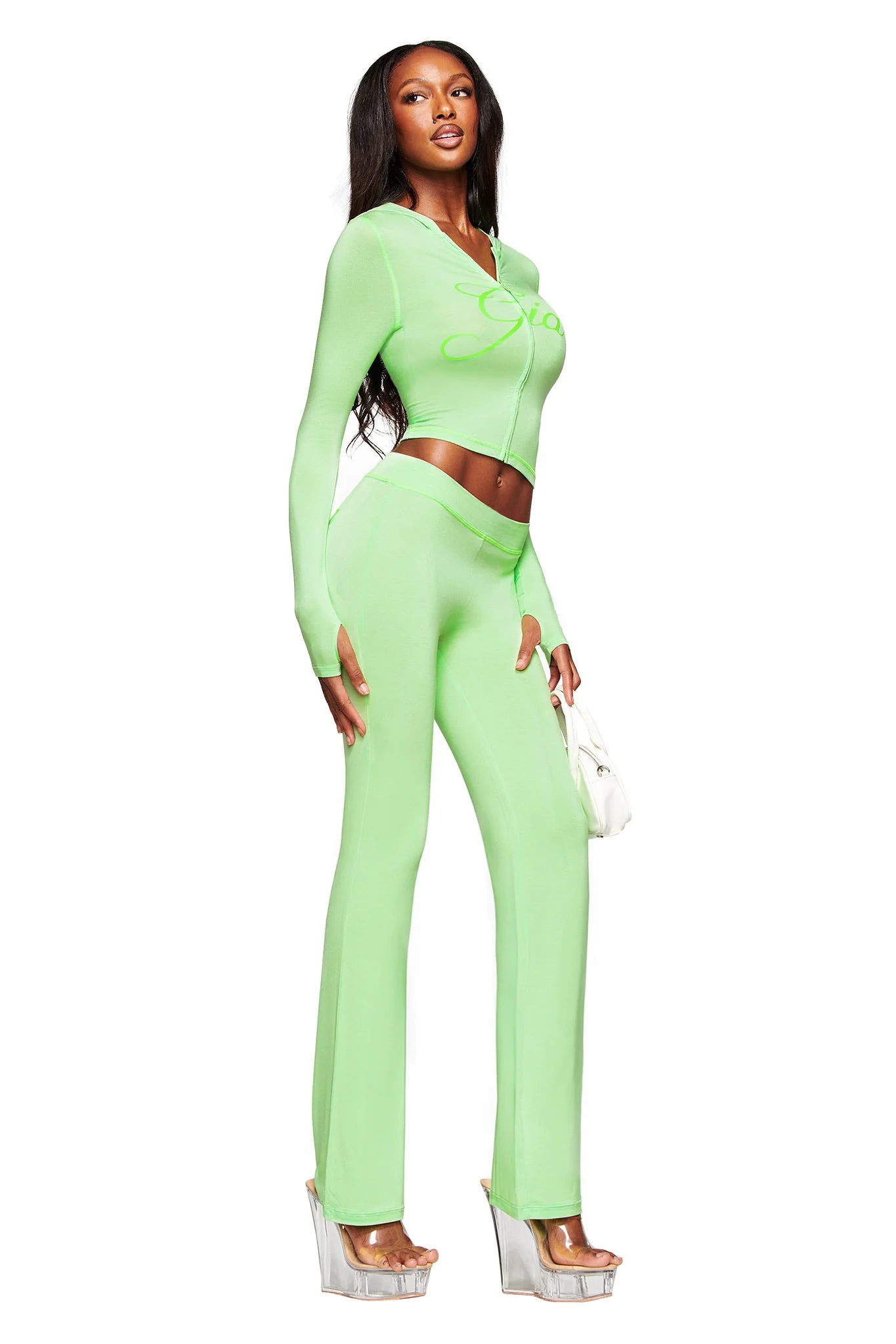 BLARE TRACKPANT - NEON GREEN - Image 2
