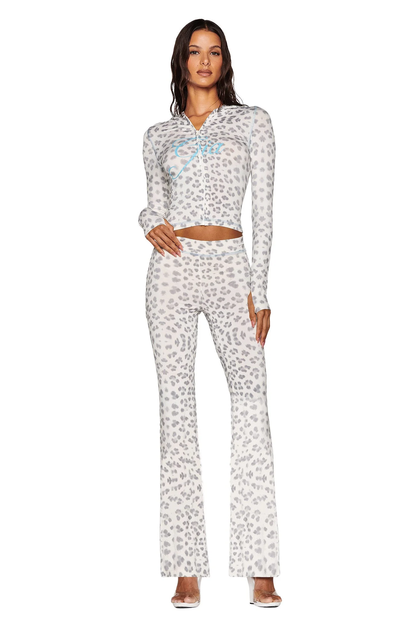BLARE TRACKPANT - SNOW LEOPARD : WINTER WILD CARD - Image 4