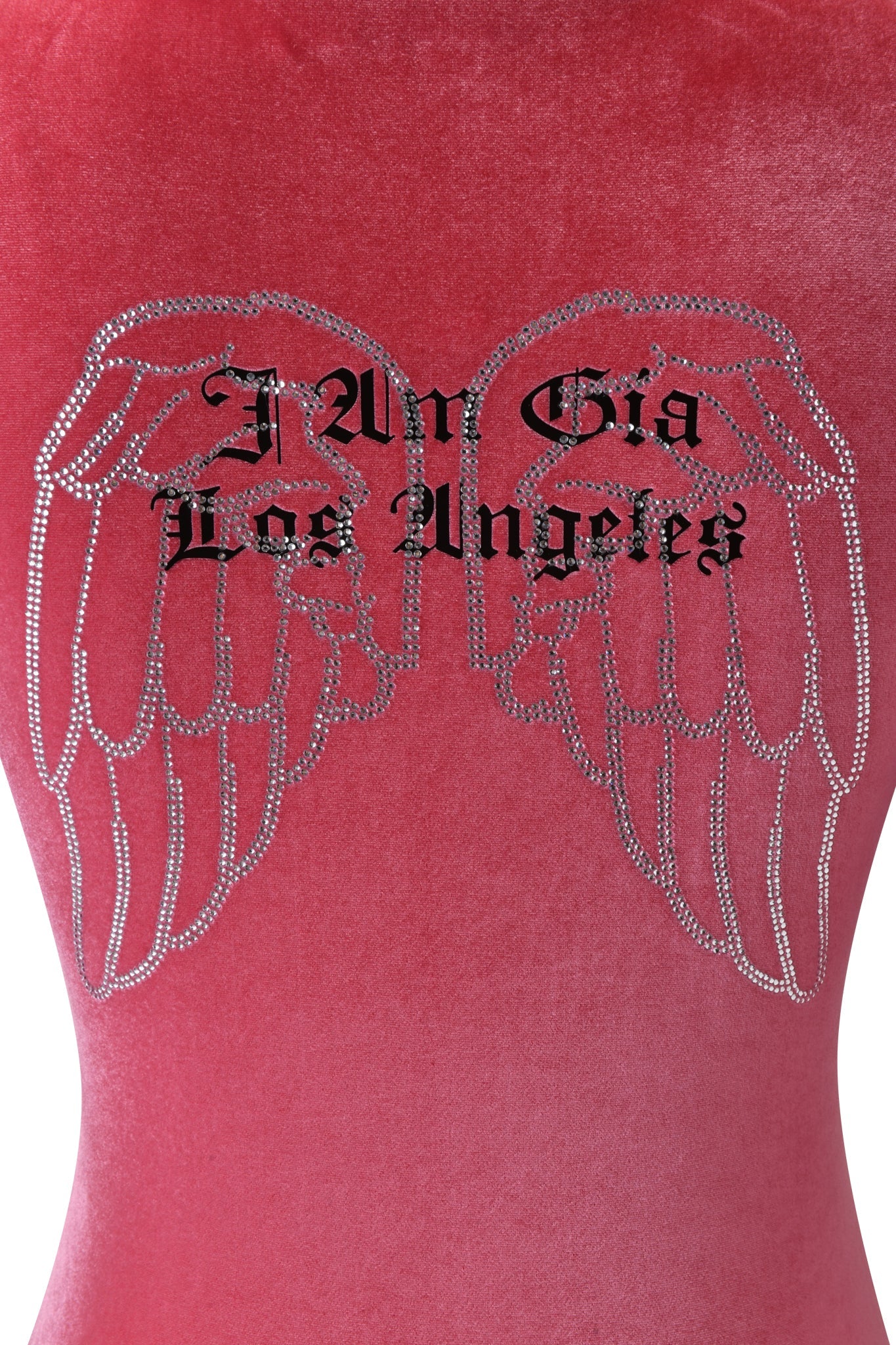 BLARE VELOUR POCKET HOODIE - PINK - Image 10