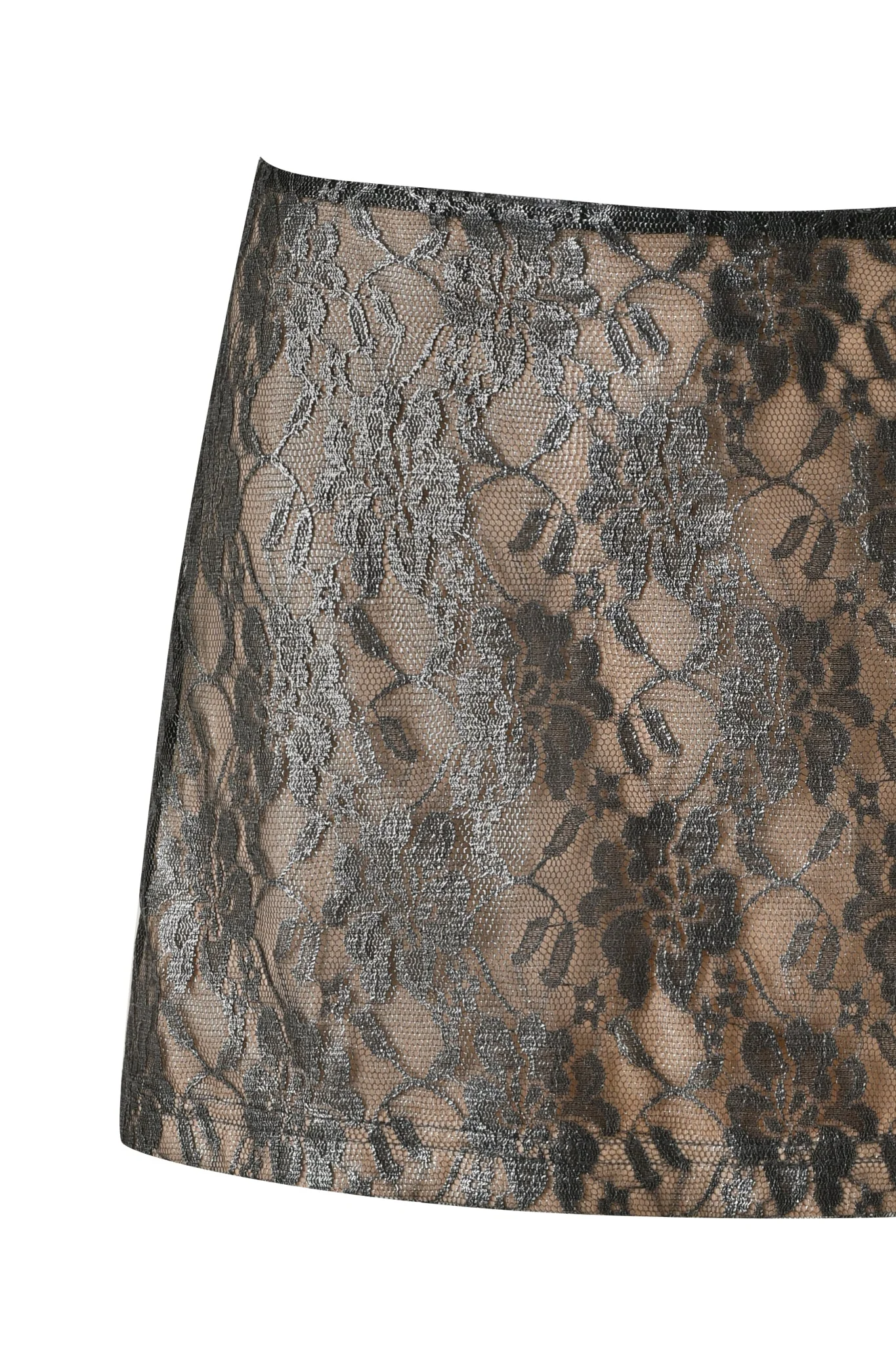 BRIGITTE LACE SKIRT - BLACK : LACE - Image 5
