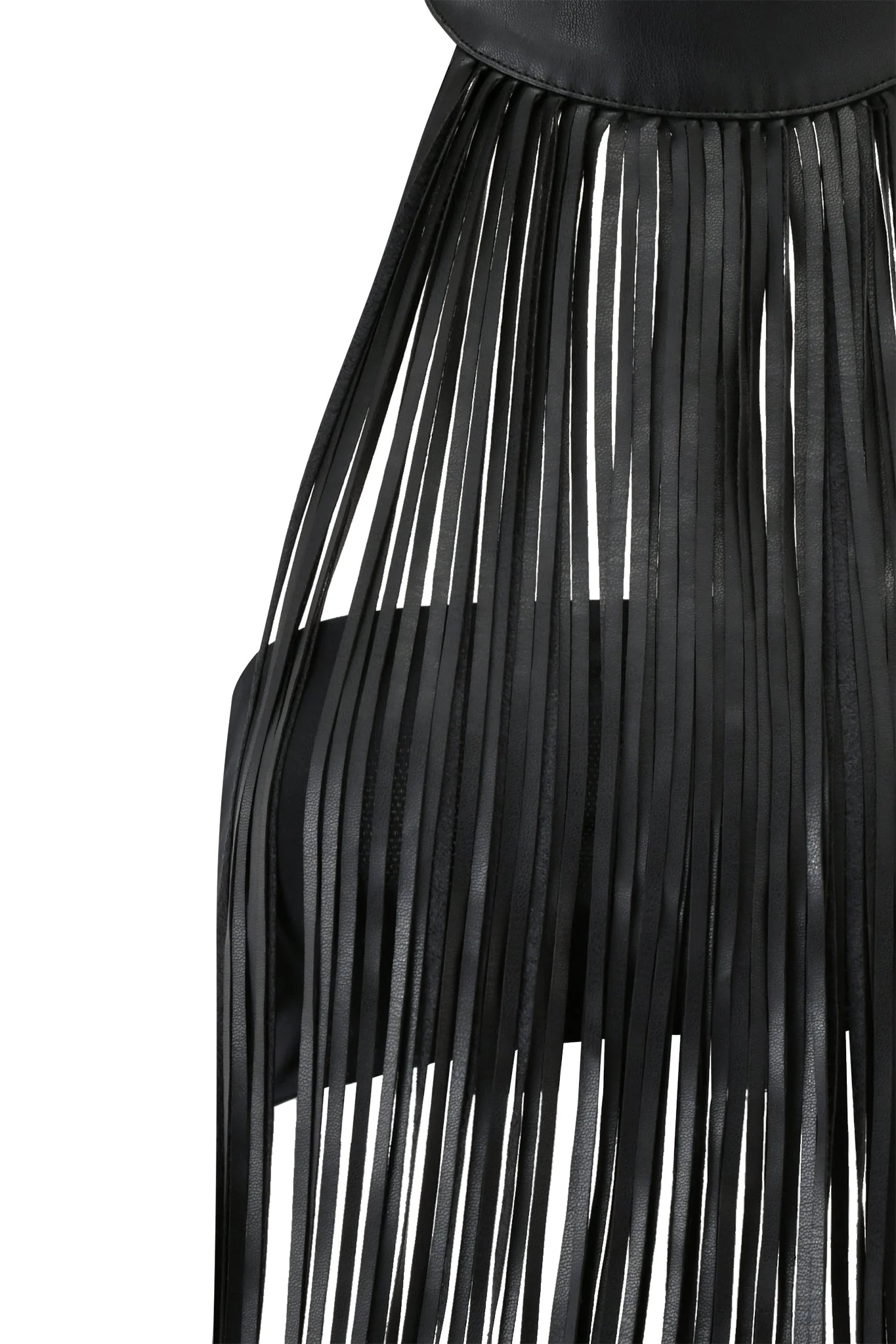 BRISA FRINGE TOP - BLACK - Image 8