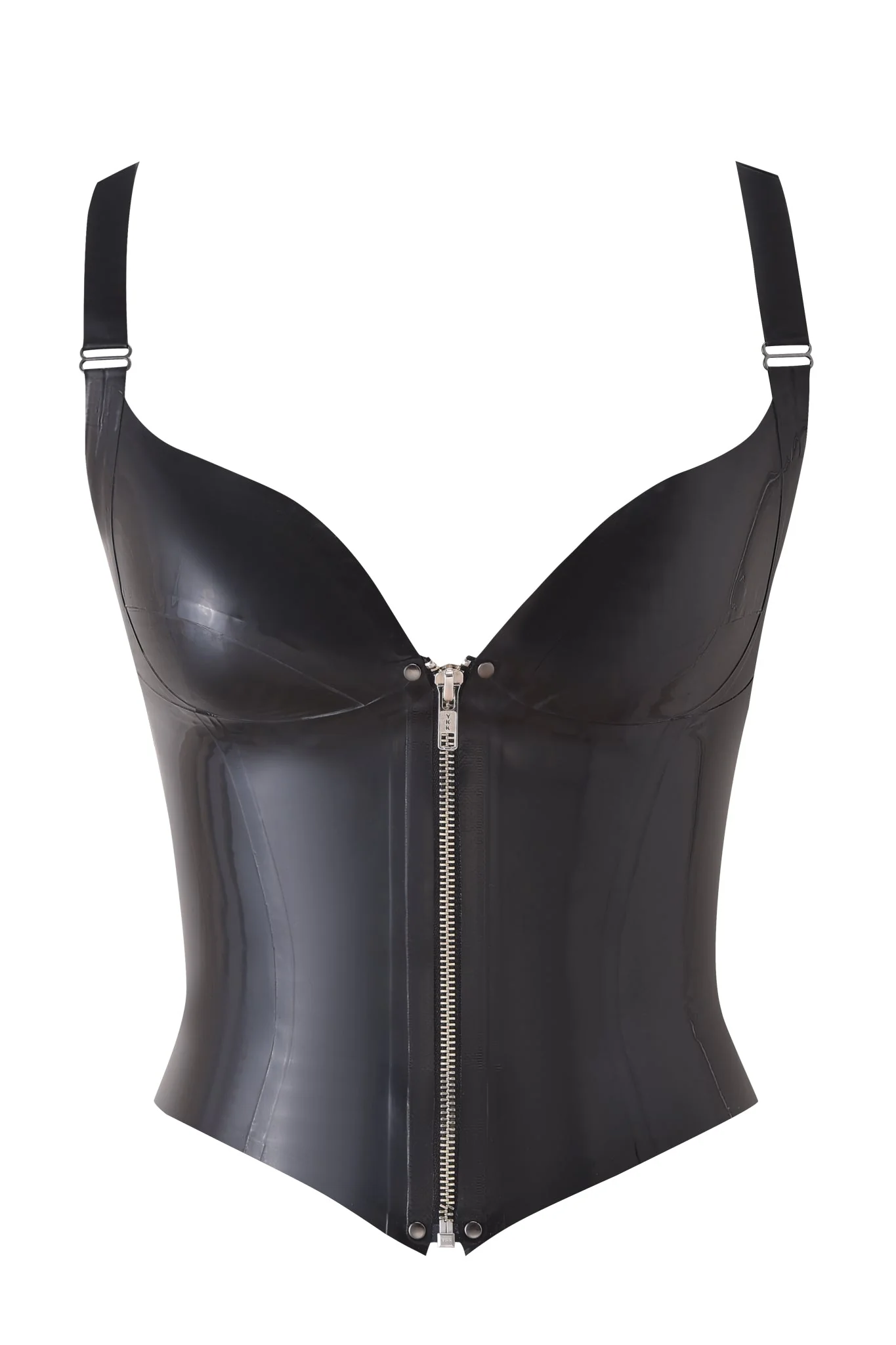 BUFFY LATEX CORSET - BLACK - Image 7
