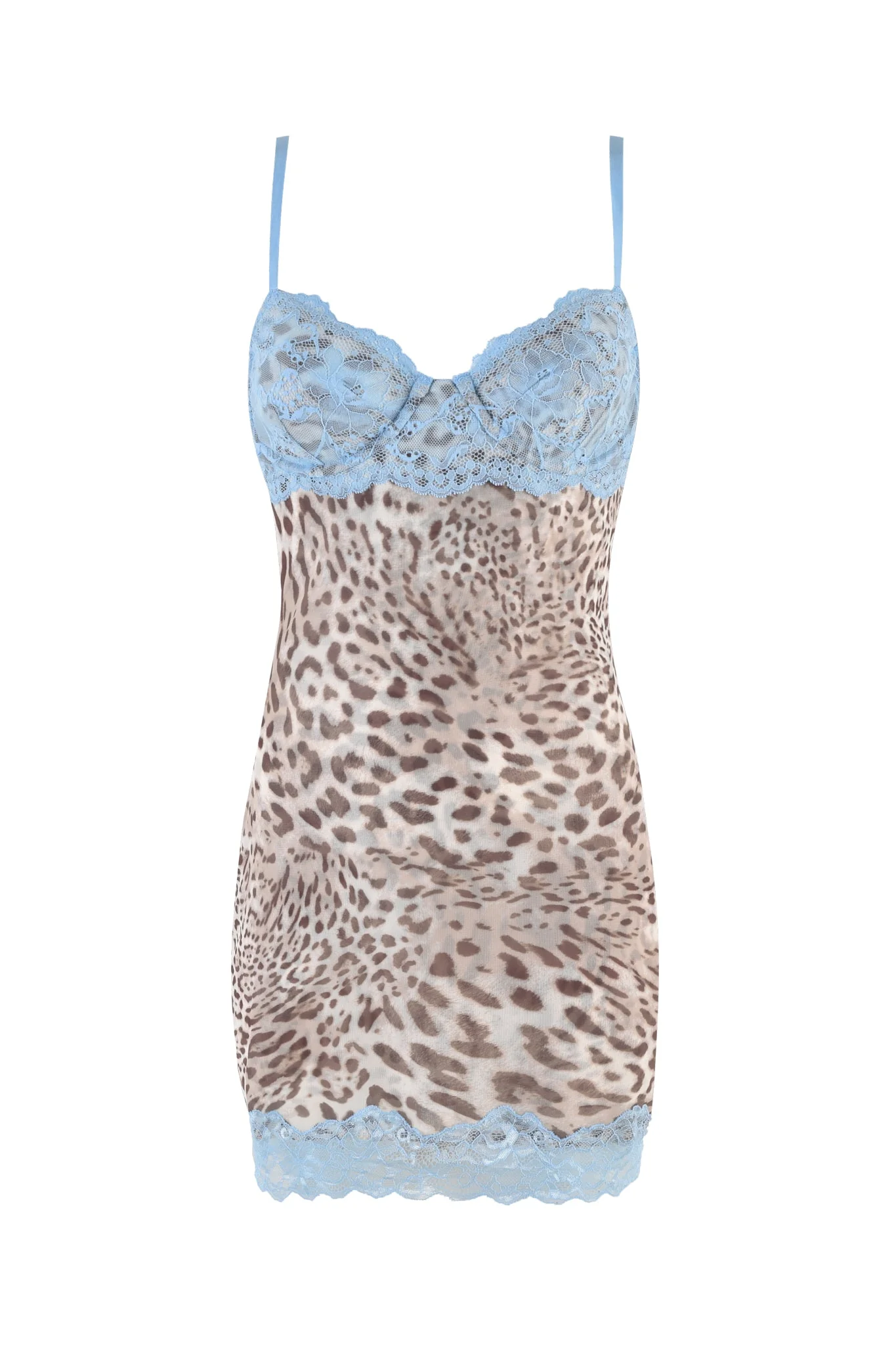 CALYPSO MINI DRESS - NEUTRAL : LEOPARD LIMBO - Image 5