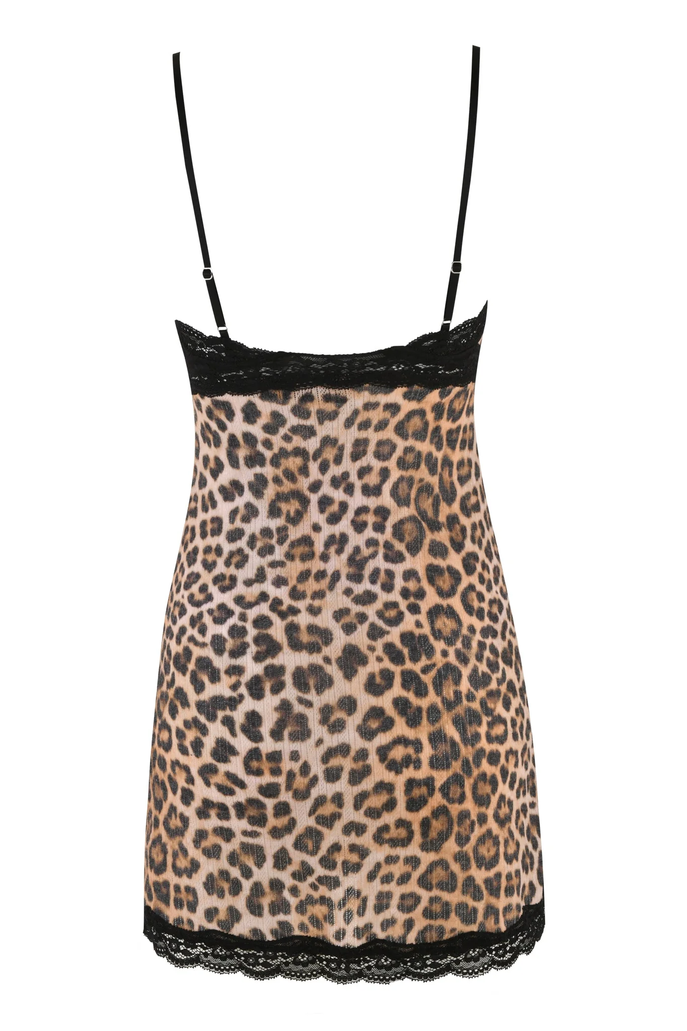 CASSIA SLIP DRESS - NEUTRAL : LEOPARD - Image 6