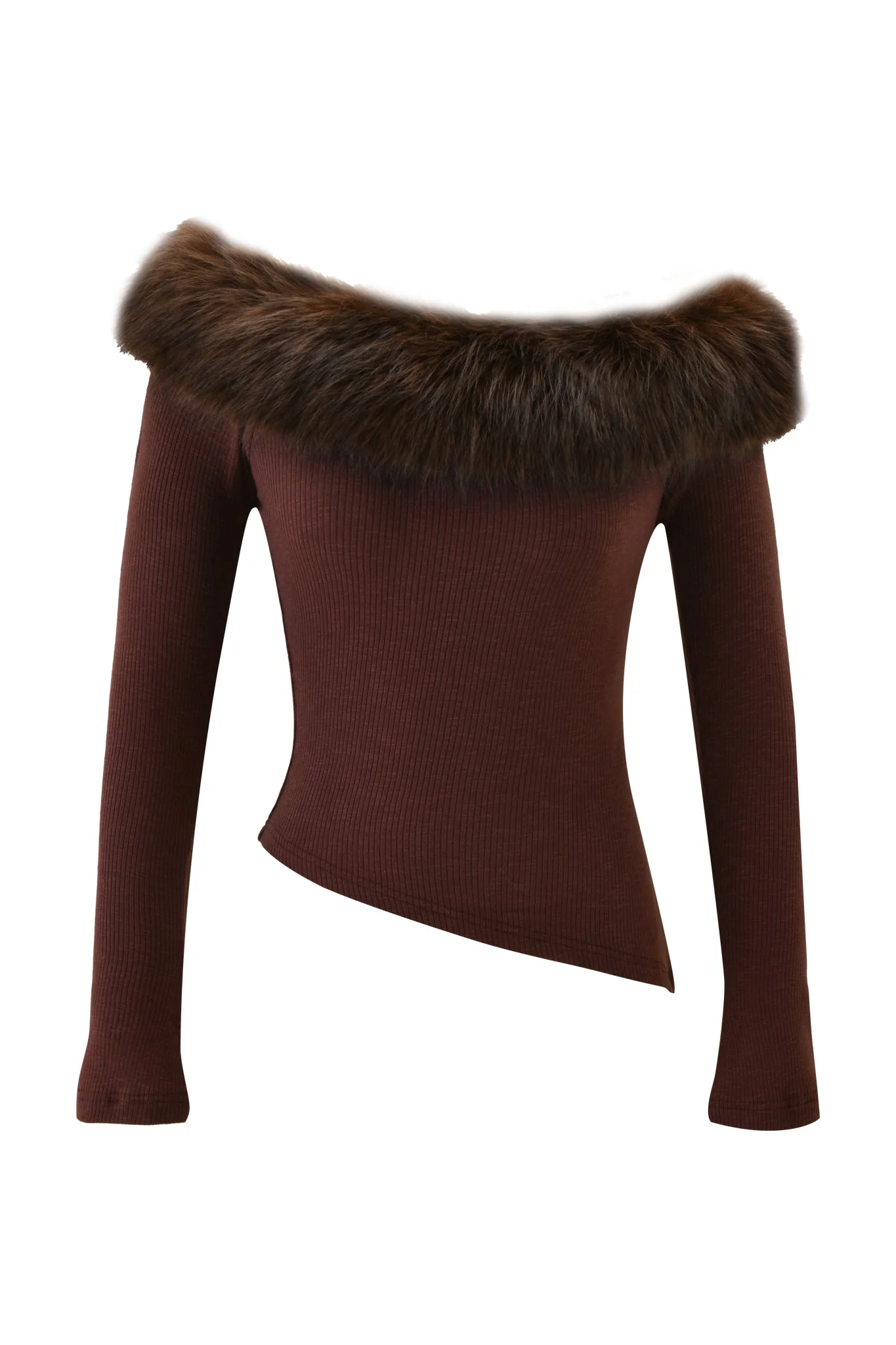 CECILY TOP - BROWN - Image 5