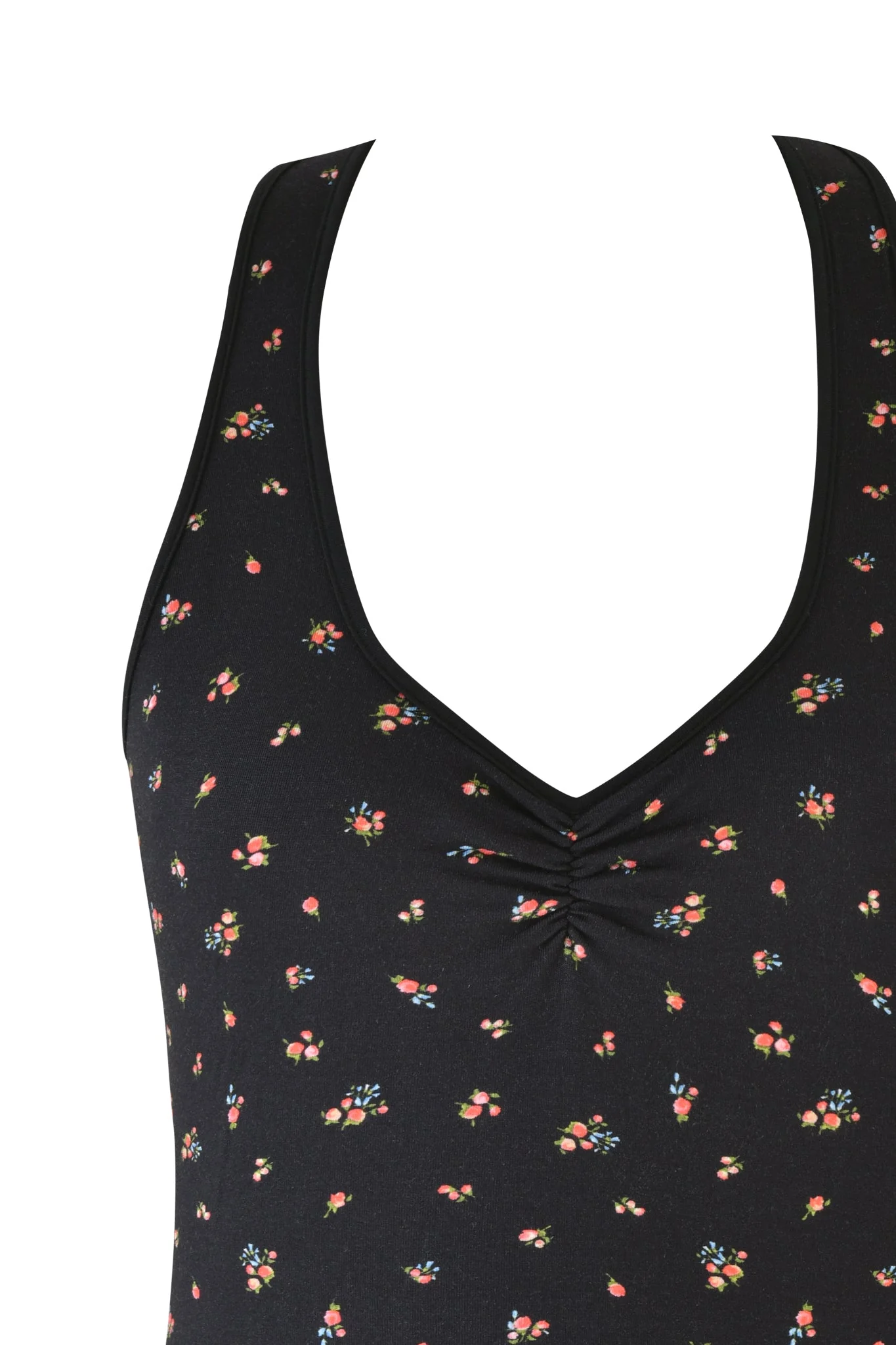 CELESTE TOP - BLACK : DITSY FLORAL - Image 9